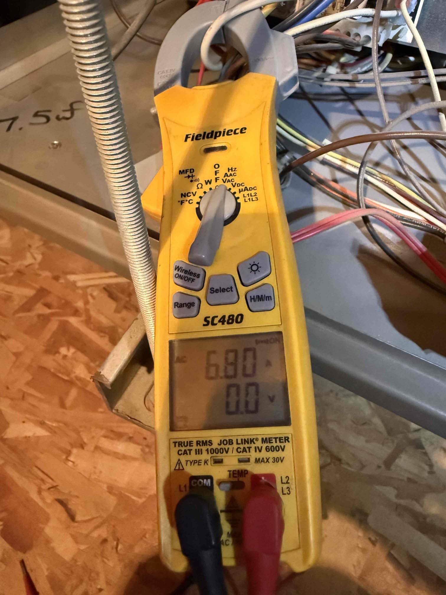 Performed indoor unit/heating maintenance on 2004 York Diamond 80 in hallway attic. Left 16x30 and 14x14 ceiling filters as they were replaced this week. Honeywell 3000 thermostat working properly. Cleared condensation drain from jones valve. Cleaned out burner compartment. Blew off dust/debris from mechanical platform. 7.5uf blower motor capacitor within range. Checked blower motor amps and inducer motor amps. Checked voltages. Checked heat rise, carbon monoxide levels (0ppm), safeties, limits, and gas pressure. Heating sequence of operations was performed properly. Homeowner stated noise was like washing machine type noise intermittently, she noticed it audible by master bedroom ceiling by 14x14 ceiling grille. In cooling and heat mode I did not hear any unusual sounds. No issues or unusual sounds in attic or at bedroom entry. Collected renewal for maintenance plan , paid by check. Err