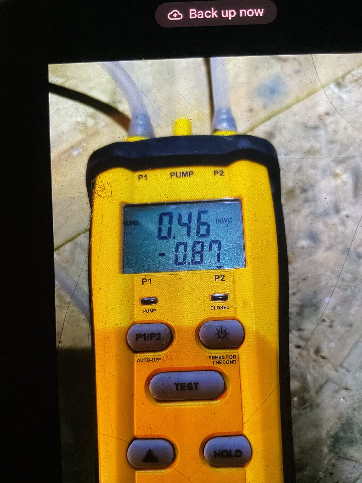 Indoor unit safety inspection and maintenance. Cleared condensate drain, replaced filters and cleaned mechanical platform with CO2. Checked static pressure, blower motor amp draw and refrigerant circuit diagnostics. Helped client reestablish Wi-Fi connection and phone app connection with bedroom thermostat. Client also stated that study was the warmest room in the house. Recommend eliminating wall cavity 14 x 24 return and installing a home run cut-in return to study. Return airflow through wall cavity is very weak and a return duct cut-in at the ceiling will have better airflow. Estimate sent via email. Pre-booked next service. Starbucks. 