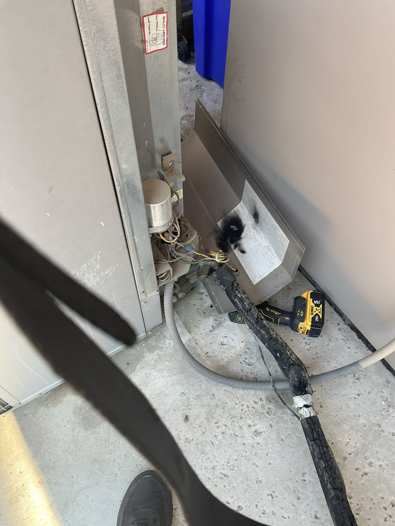 Rancho Mirage, CA - Performed diagnostic on bedroom system sn-7959. Equipment iceing up on arrival. Diagnostic found blower motor over heated, coils iceing up do to no airflow. Replaced blower motor capacitor, blower motor started operating. Blower motor off balance and wobbling, overheating which advise will eventually fail to operate, recommend replacing motor.
 Equipment in very poor condition well past life expectancy with multiple and issues. Advised equipment uses r22 refrigerant which is no longer manufactured. Recommend routine maintenance on equipment. 
Recommend equipment replacement. Attached repair and replacement options below. 
