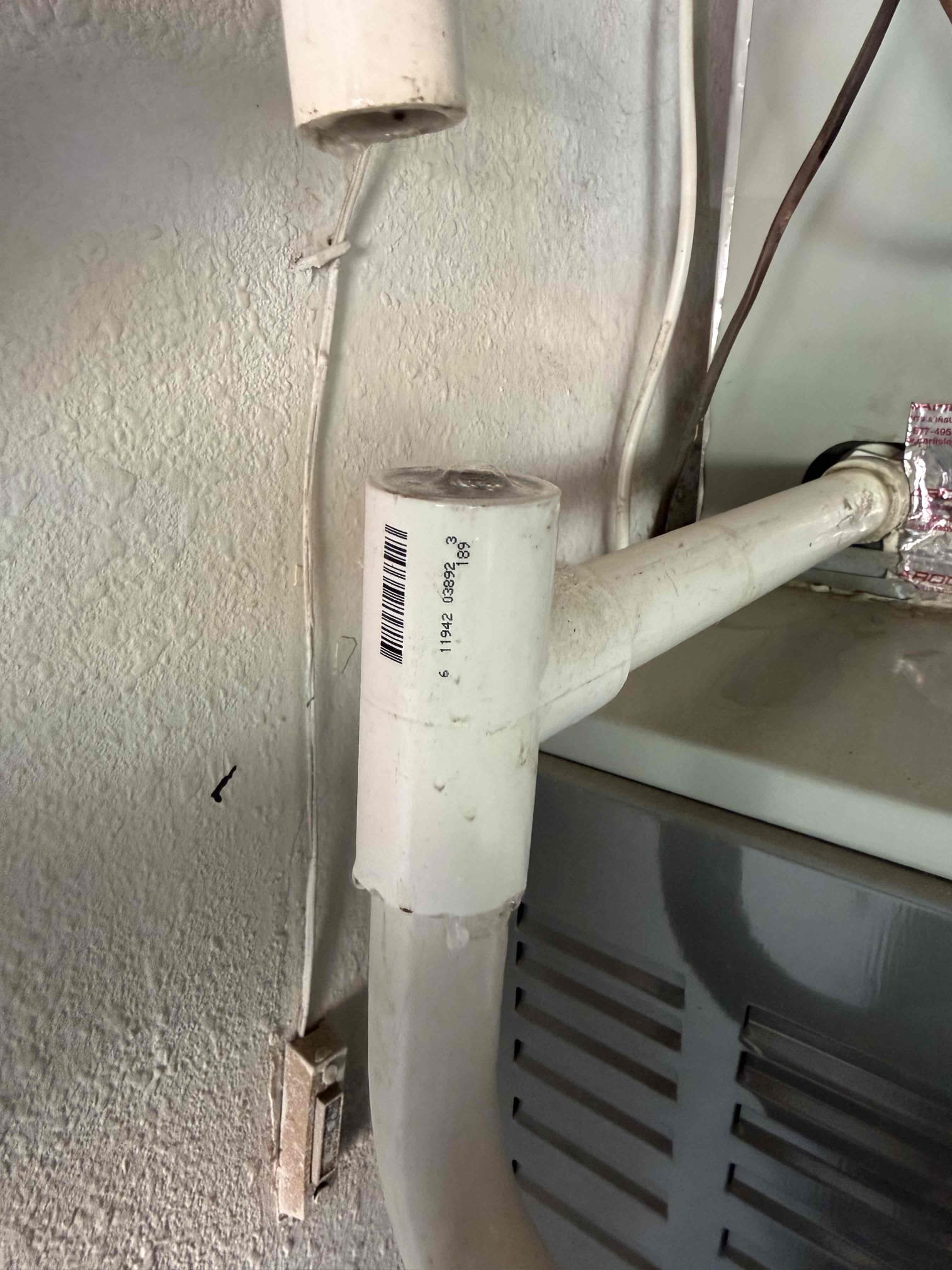 Rancho Mirage, CA - Upon arrival client stated unit is dripping water inside the fau. Found water leaking from tee, condensation line p trap is clogged. Cleared condensation line and poured water down line multiple times to assure proper drainage. Recommended installing a clear out valve and a water safety switch, client declined at this time. System is cooling and draining properly at this time of service. 