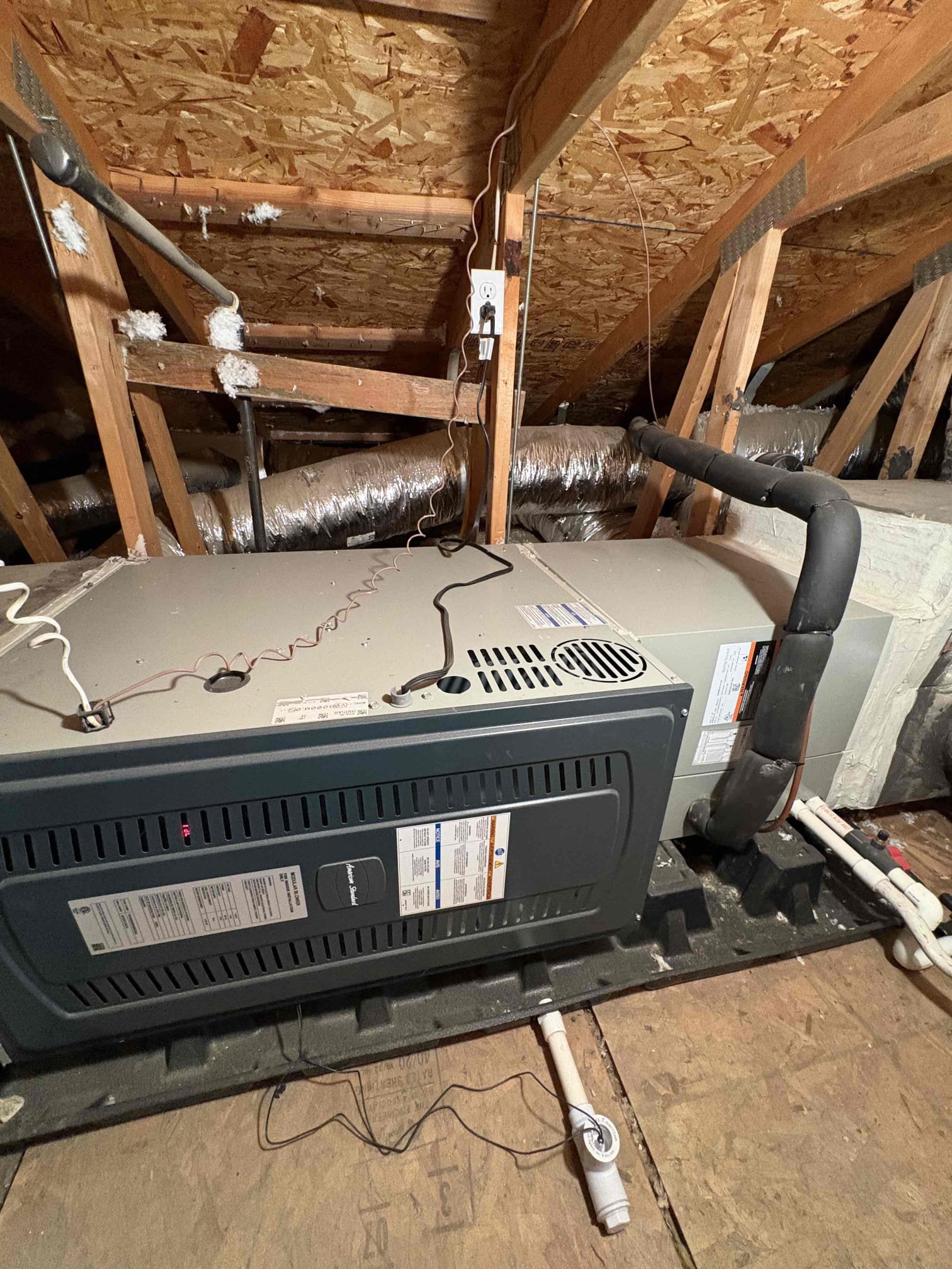 Today’s annual safety check maintenance consist of one unit located on the side of the home. I first began with replacing both filters in the house. The thermostat is properly calling for cooling and heating at this time. Condensation line is cleared and properly training. Amps checked out in the correct range. System is heating properly and check supply temp. Blower fan also checked out in the correct range. Overall system is heating and operating to the manufacturer specs at this time of service. 
Clients also received their October gift card