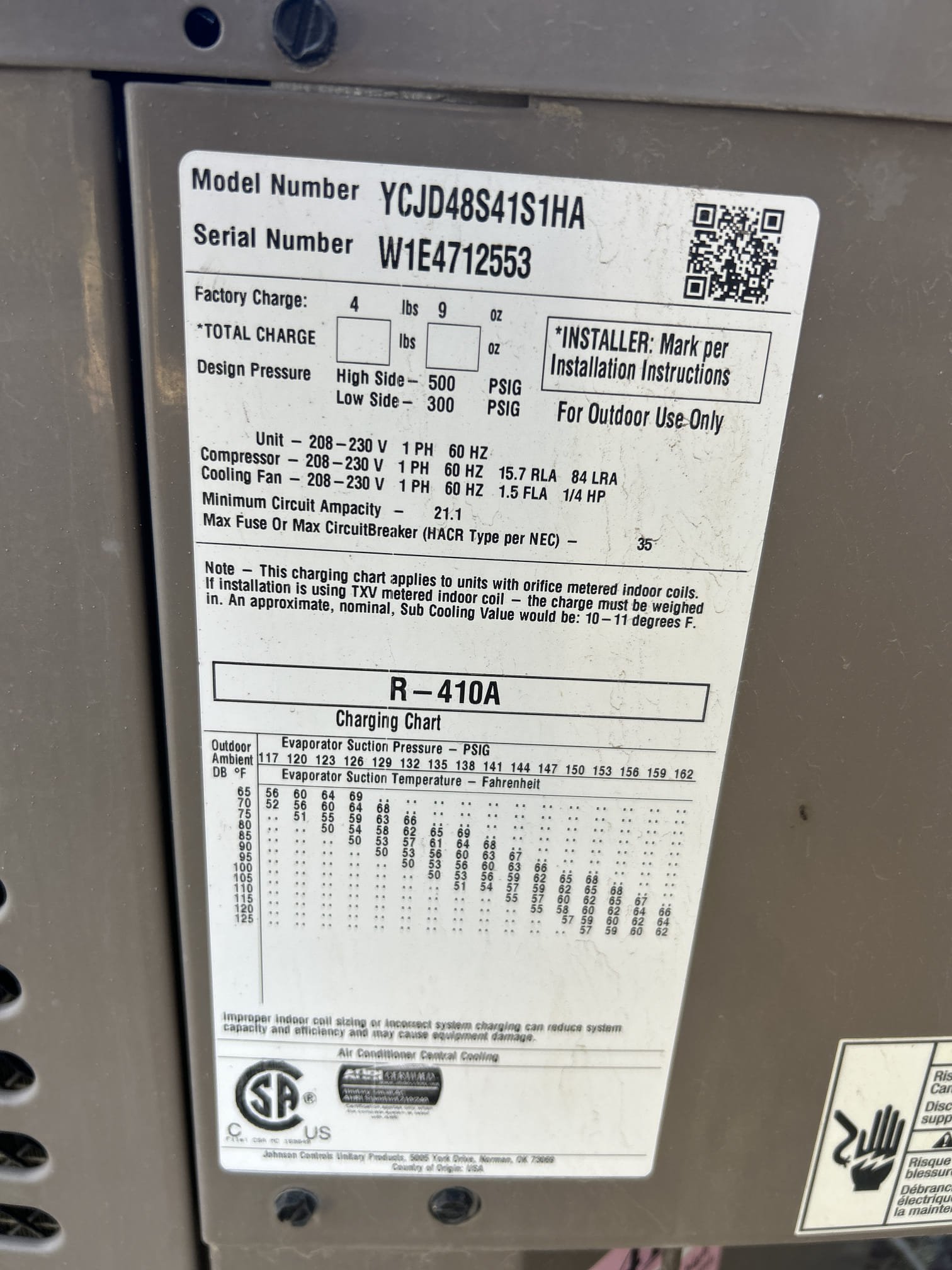 Upon arrival system was operating but not cooling properly. With further inspection while checking refrigerant levels discovered system was low on refrigerant and condenser coil was dirty. Cleaned condenser coil and charged system with 2 pounds of refrigerant. Supply air temperature now at 66°.