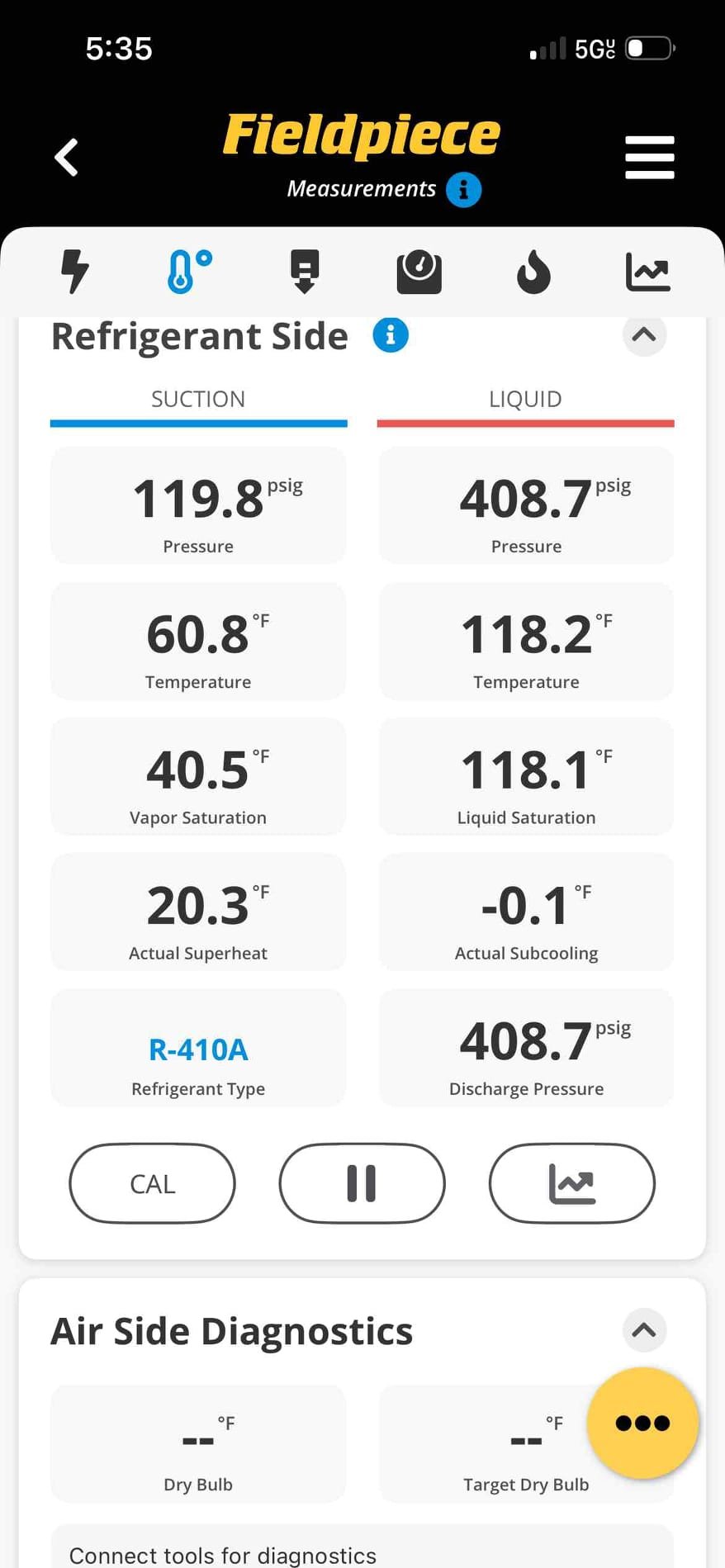 🛠️🛠️
Upon arrival, client informed me that she felt like kitchen system was not cooling properly after fall service

Dropped thermostat 10° for testing purposes also remove batteries from thermostat ( thermostat was showing low batteries)

Went to outdoor condenser check refrigerant for both units
Both refrigerant pressures are within specifications

Set temperature sensor on top of thermostat 3° difference

🗣️
Informed client that her system is currently operating properly and within limits.

Booked summer maintenance