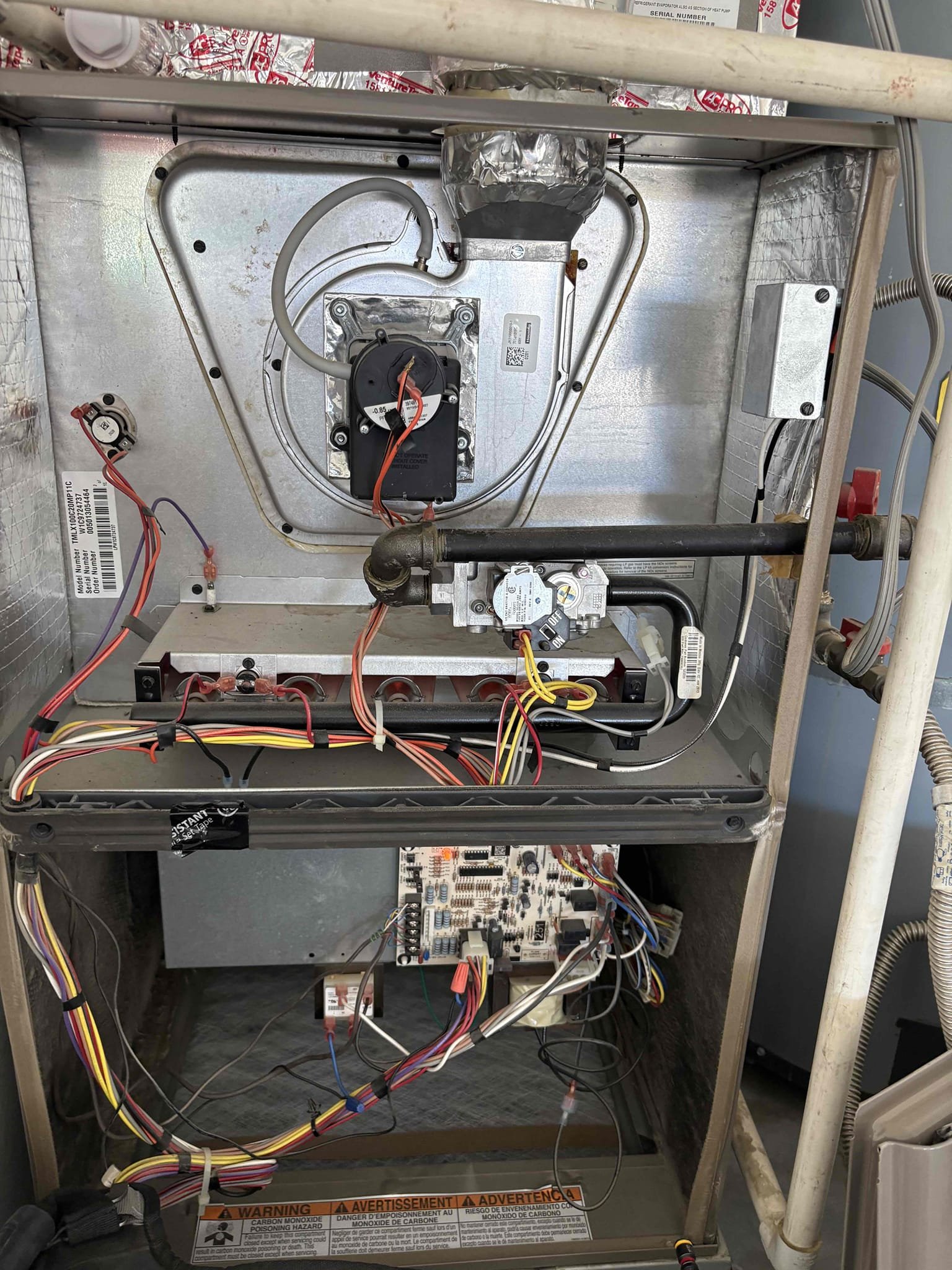 Today’s safety maintenance consisted of one York furnace located in the garage. I first begin with replacing the 20 x 25 filter. The thermostat is properly calling for cooling and turning the unit on with no alerts. I cleared the condensation line. The amps checked out for the blower motor and I checked amps on the unit as well. Claim was successfully ignited and heated the home to the correct temperature. Overall, the system is operating to the manufacture specs at this time of service.
Client also received their October gift card