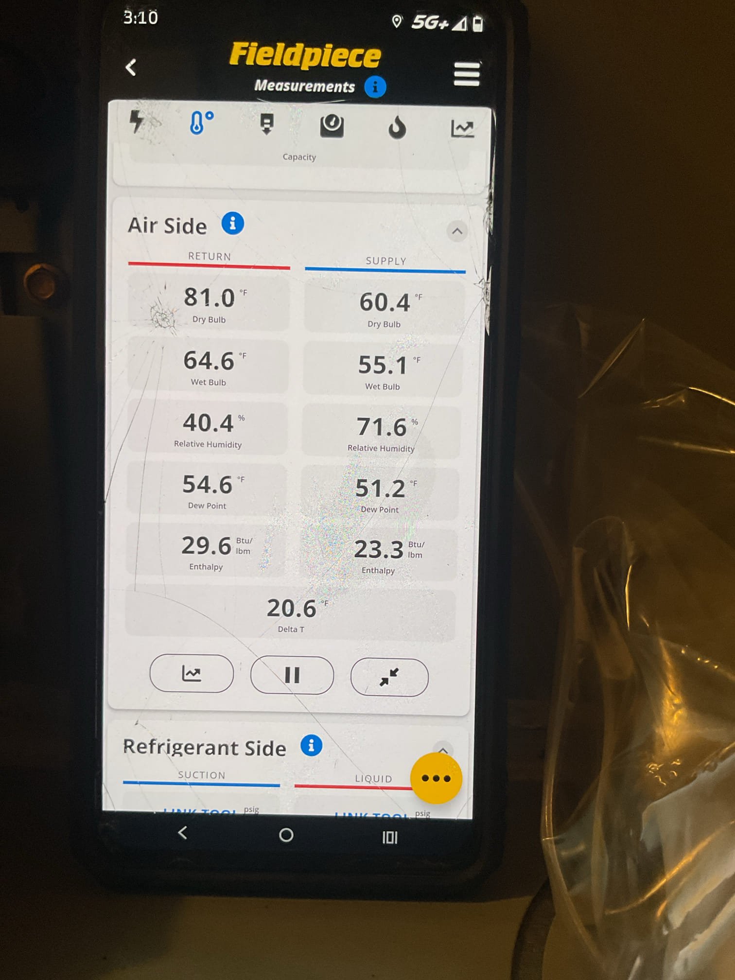 Indoor unit safety inspection and maintenance – split heat pump. Checked refrigerant circuit diagnostics, static pressure and blower motor amp draw. Cleared condensate drain and replaced filter. Pre schedule summer maintenance – Starbucks. (see notes)
