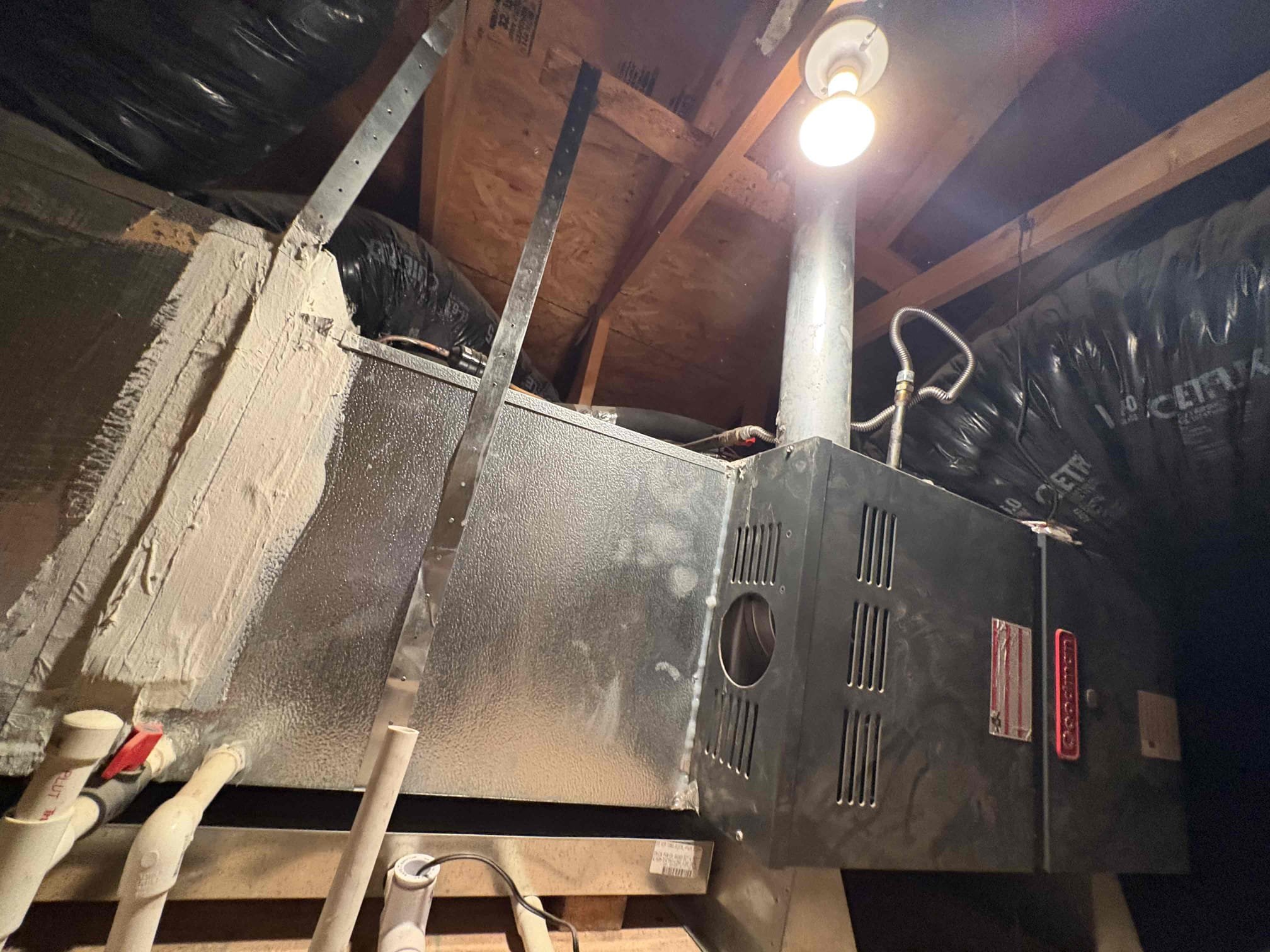 Today’s safety maintenance consisted of two units. I first began with ensuring the bolt filters in the home were changed to ensure proper airflow and circulate at minimal resistance. I then verified the both thermostats are properly calling for cooling and heating at this time of service condensation lines are cleared and draining properly at this time checked amps in the attic access to the furnace blower fan amps also checked out flame successfully ignited and warm the home to a desired temperature systems are overall operating to the manufacture specs at this time of today’s maintenance. 
Client also received their courtesy October gift card