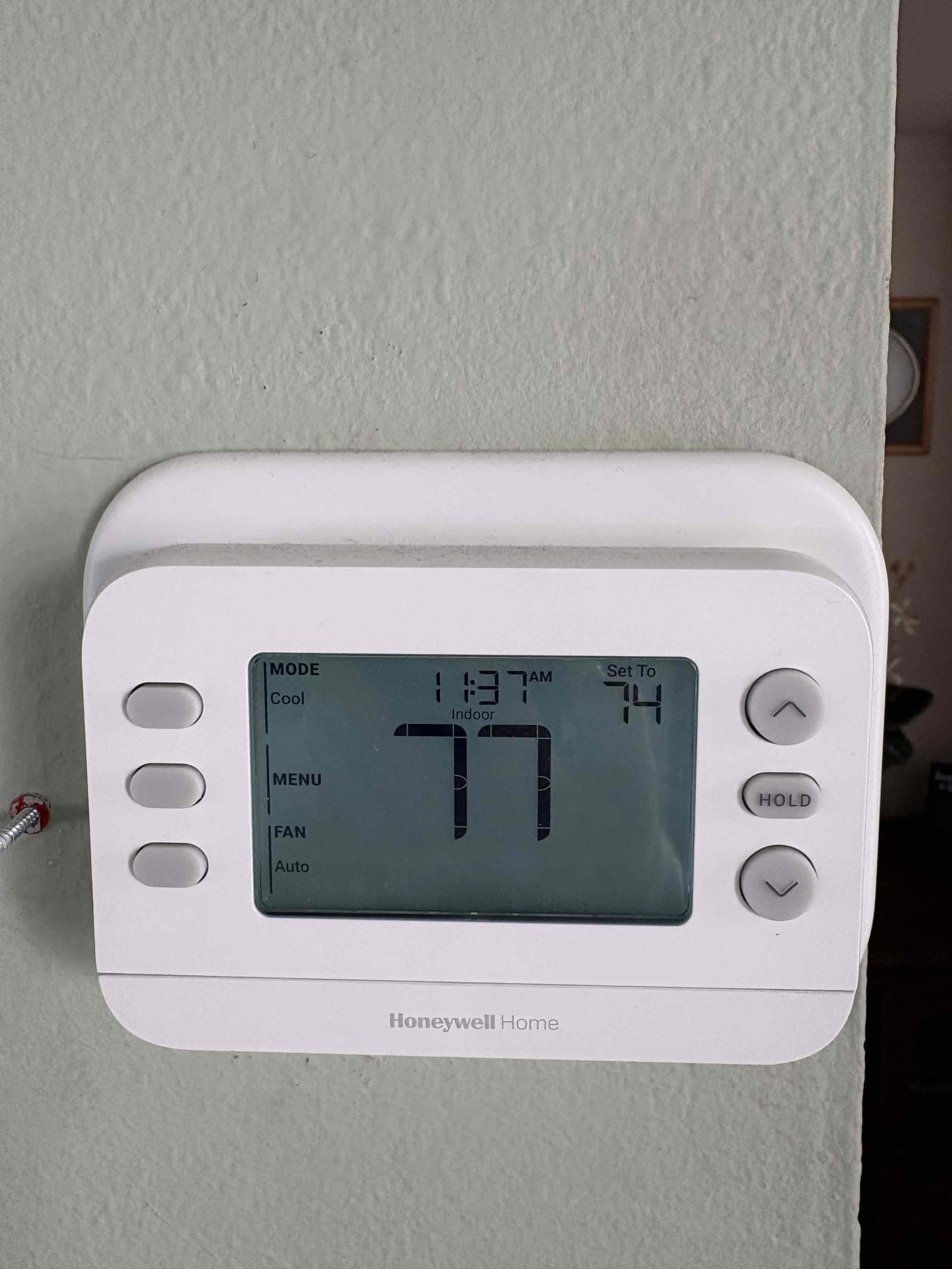 Today’s safety maintenance check consisted of one American standard package unit located on the roof. I ensure that the 20 x 30 filter had been replaced. The Honeywell thermostat is properly calling for cooling and heating at this time of service. Fan amps checked out on the package unit blower amps also checked out in the correct range. Following with the capacitor tested out safely. Condensation line is draining off the roof properly with no obstructions to the line. Temperature split from the supply and return checked out. Overall system is operating to the manufacture specs at this time of today’s service. 
Client had a question about the air supply grill in the room all the way in the back of the hallway I did go ahead and adjust the grills for the client. Helped a lot more airflow come out.
Clients also received their October gift card