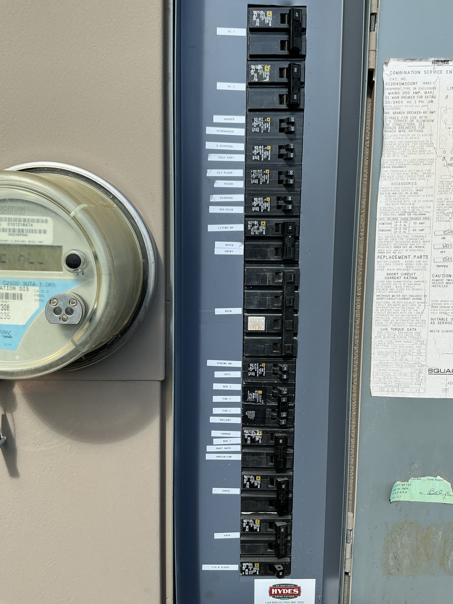 Arrived to troubleshoot multiple areas of the home without power. Customer assumed it was multiple breakers. After inspecting the panel I found a 50 amp breaker that was tripped. The 50 amp breaker was feeding power to the pool sub panel. The sub panel also had 3 additional circuits for the areas of the home that had lost power. After resetting breaker power was restored to the home.