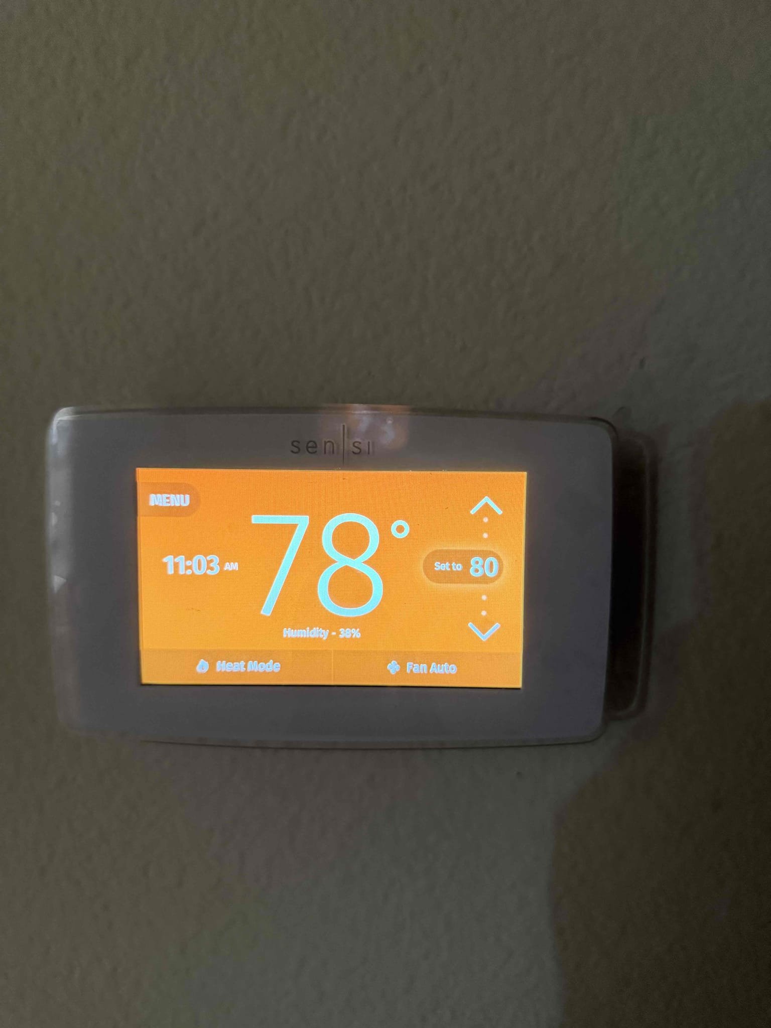 Indio, CA - Performed an indoor safety maintenance on a American Standard furnaces. Filters located in attic, attic access located in master bedroom closet, changed 16x30 16x25 filter, flushed condensation line, on fau followed sequence of operation, checked for amperage and voltage, checked for blower speed, check for any loose connections, check for temperature rise, everything within range also cleared dust accumulated inside electrical component. System is working within specifications in heating at the time of maintenance. Gave Starbucks gift card 