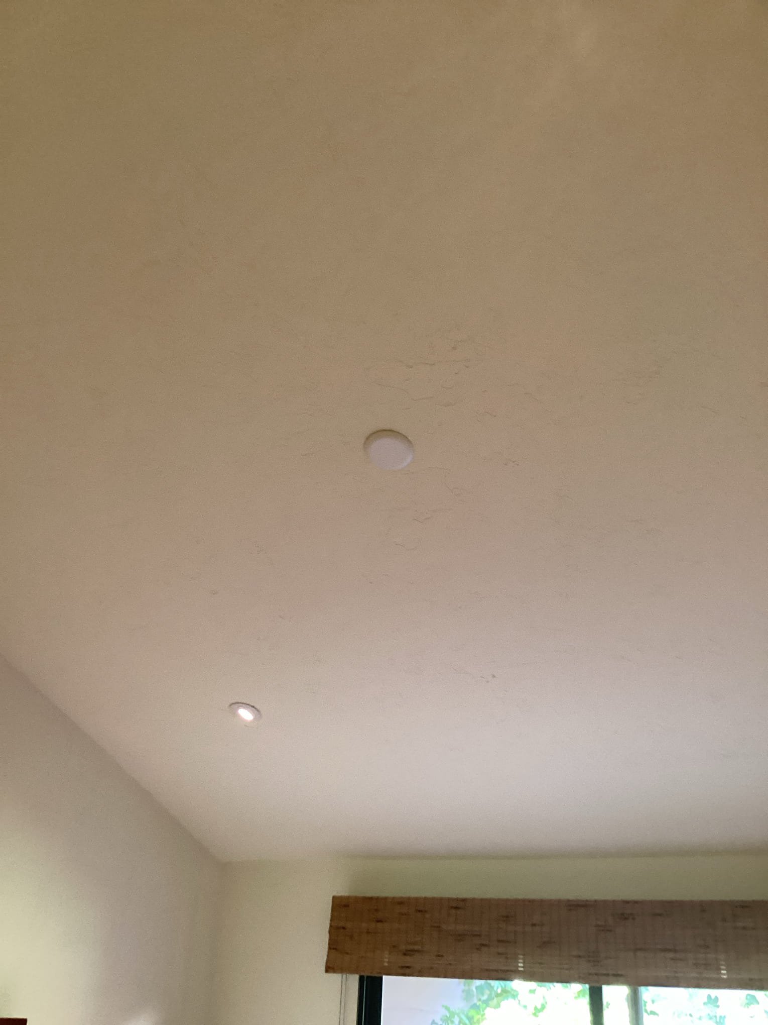 Arrived at customer’s home to give an estimate for hanging a ceiling fan and for cutting in an outlet for a bidet in master bedroom. Will hang customer supplied ceiling fan, cut in outlet, and replace bulb (free of charge). 1 tech 3 hrs