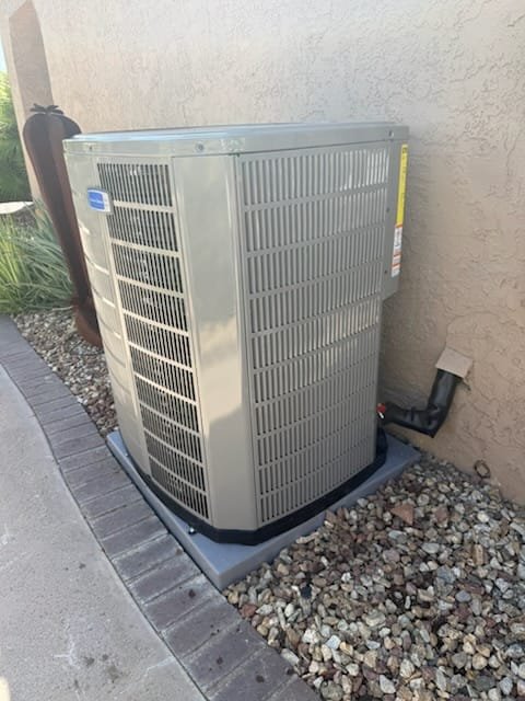 Install new 4 Ton American Standard Silver 14 upflow Split Heat Pump System