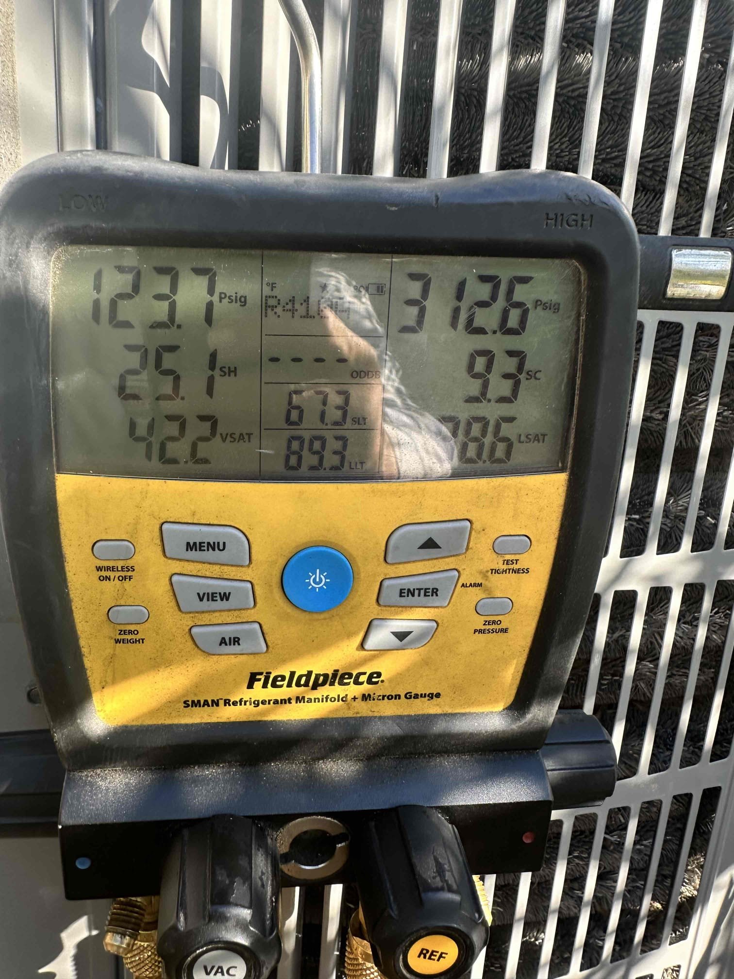 Discounted Freon . Installed compressor pressurized system vacuum system system up cooling.