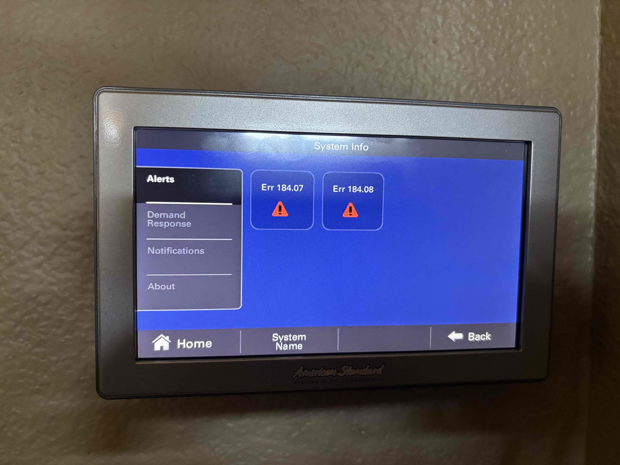 Upon arrival newly installed system had a hard lockout. After clearing hard lock. Was able to get out outdoor unit up and running but indoor unit stayed off with further investigation found a water safety switch had triggered. found that both systems use the same primary drain line. Cleared out drain line after doing so system started to drain properly. Cleared out both drain lines inform Client since this has not been a reoccurring issue we will monitor system if . If condensation line continues to be issue we will need to address it by running a new condensation line.