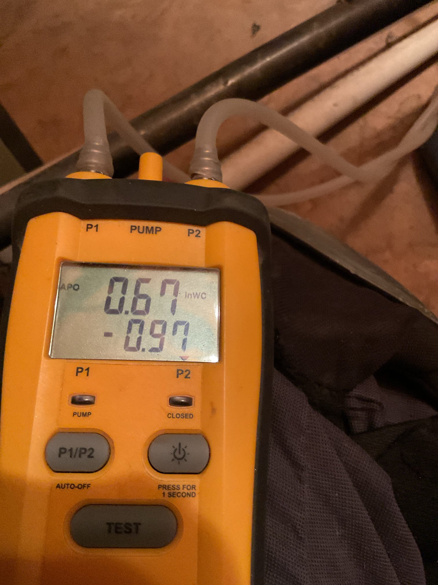 Rancho Mirage, CA - Indoor unit safety inspection and maintenance. Both furnaces executed the sequence of operation in heating with no carbon monoxide detected in the home. Cleared condensate and replaced filters. Checked static, blower motor amp draw and temperature heat rise. Thermostats: good. Both systems are functioning according to manufacture specifications. Pre-booked summer maintenance – Starbucks.