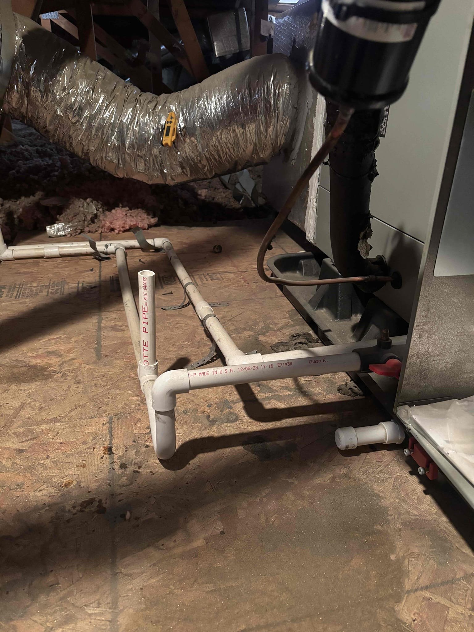 Performed a heating maintenance on a heat pump located in attic access. Check sequence of operations by checking out all electrical and temperature rise. At this time system is heating up the house properly with no errors or alerts present cleaned out our condensation line changed out filters and finish maintenance by making sure systems switch back into cool mode correctly.