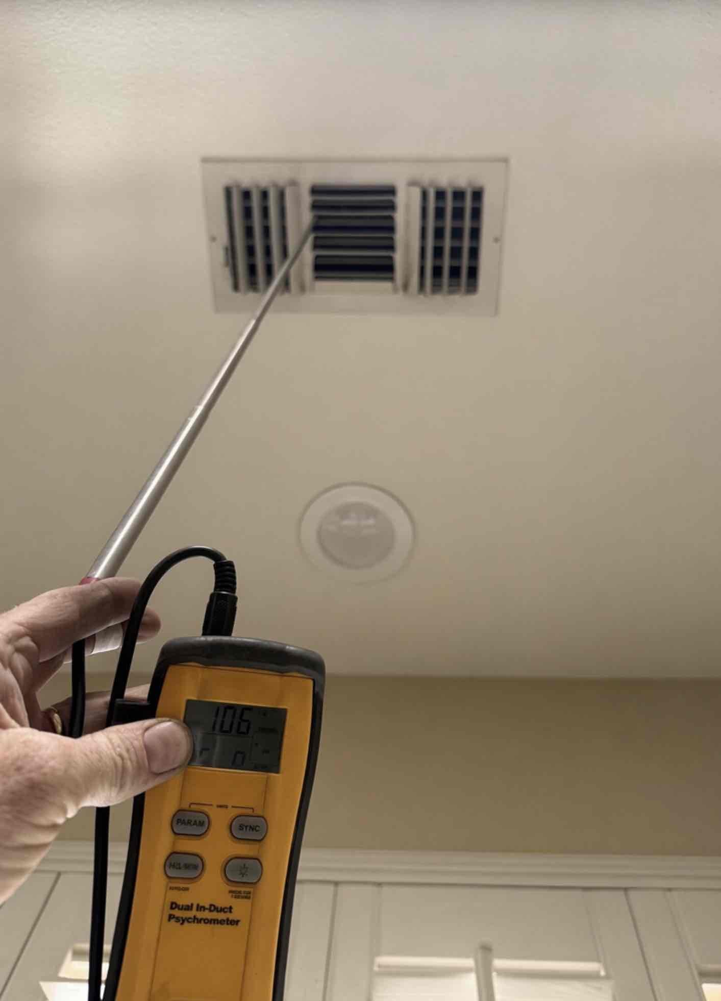 Found living room unit #302F with calling for heat not running. 4 red flashes for suction line temp sensor. No damage to wire plug at outdoor circuit board wasn’t fully connected. Plugged back in fully. Reset power and condenser came on. 106° supply temp in heat, 55° in cooling. System is heating properly, homeowner likes it warm, set to heat 78° on Honeywell 8000 per homeowner request.