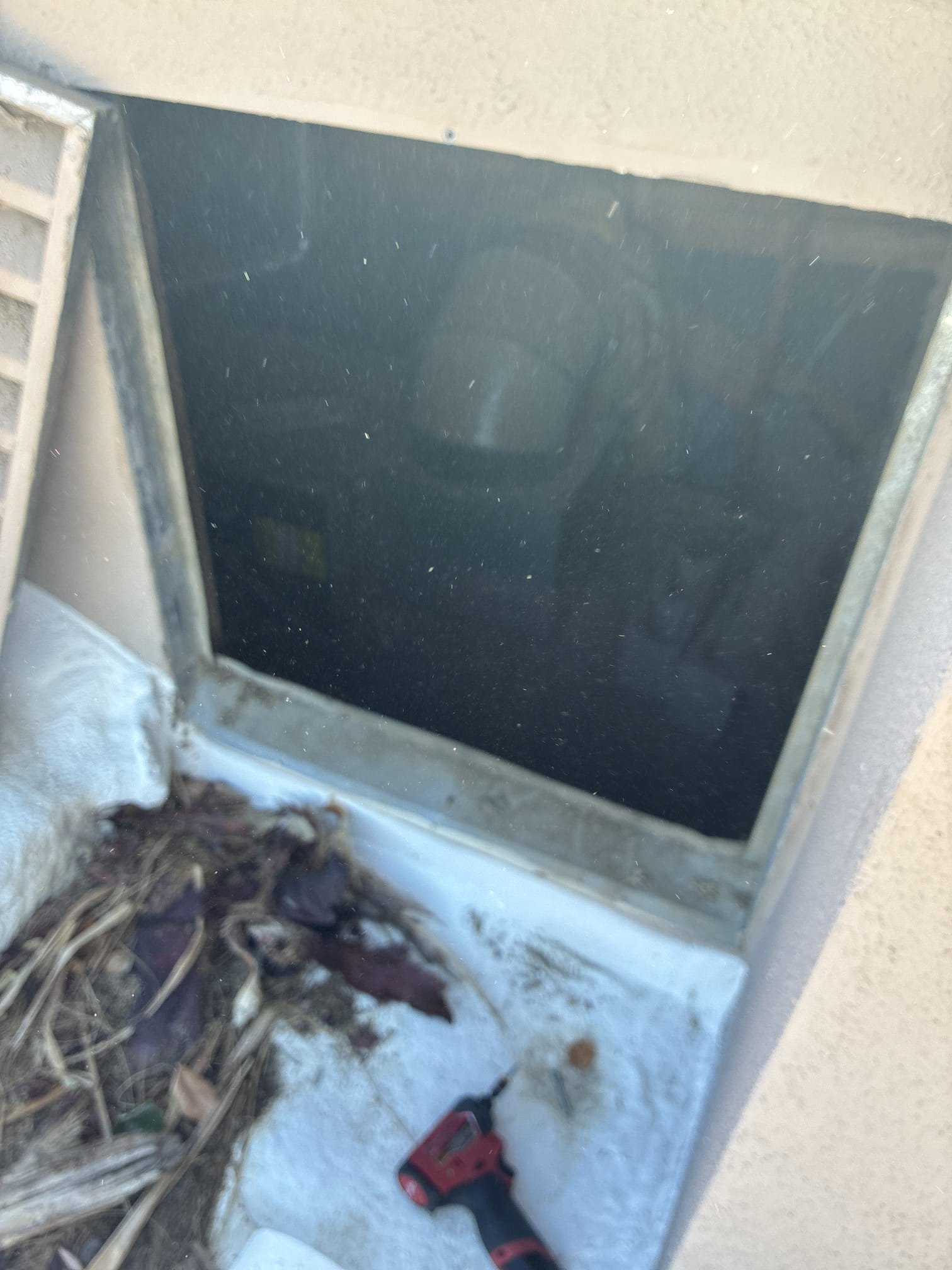 Comfort indoor service on 2001 trane split system. Fau located inside attic, access from roof. Condenser on roof. Replaced filter and flushed lines. Checked all heater and safety components. Found duct work in poor shape, see pictures. System is 25 years old using r22 refrigerant no longer being produced. Highly recommend looking into replacement of system and duct work. Winter time special of 20% off duct work. Left Starbucks gift card.