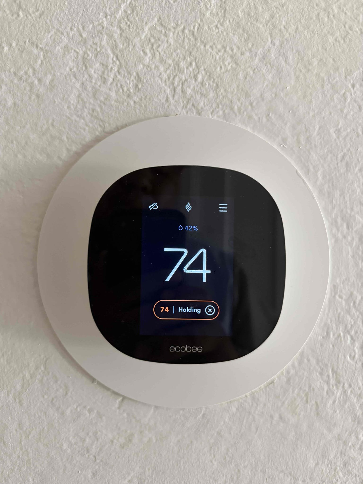 Performed a heating maintenance on a American Standard package unit, changed 24x24 filter, filter located on bottom wall, flushed condensation line, on unit check for amperage and voltage, followed sequence of operation, check for carbon monoxide, check for capacitor, check for temperature split, everything within range also clear out dust accumulated inside electrical component area. System is working within specification in heating at the time of maintenance. Gave Starbucks card
