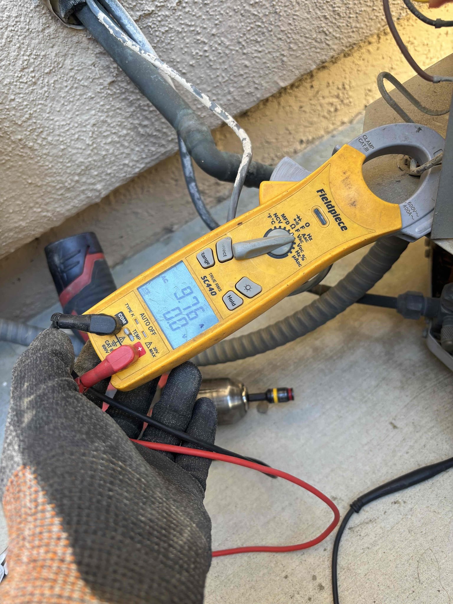 Performed a first time maintenance on two split system units. Check main unit in both heating and cooling from all electrical components and refrigeration levels within range. Also checked out Casita unit and cool mode and found that thermostat wires from outdoor unit need to be repaired Client agreed after fixing low voltage wires for Casita unit system started up and started to cool down the Casita properly at this time. Both systems are working within specifications finish maintenance by cleaning out, condensation line and changing out filter. 