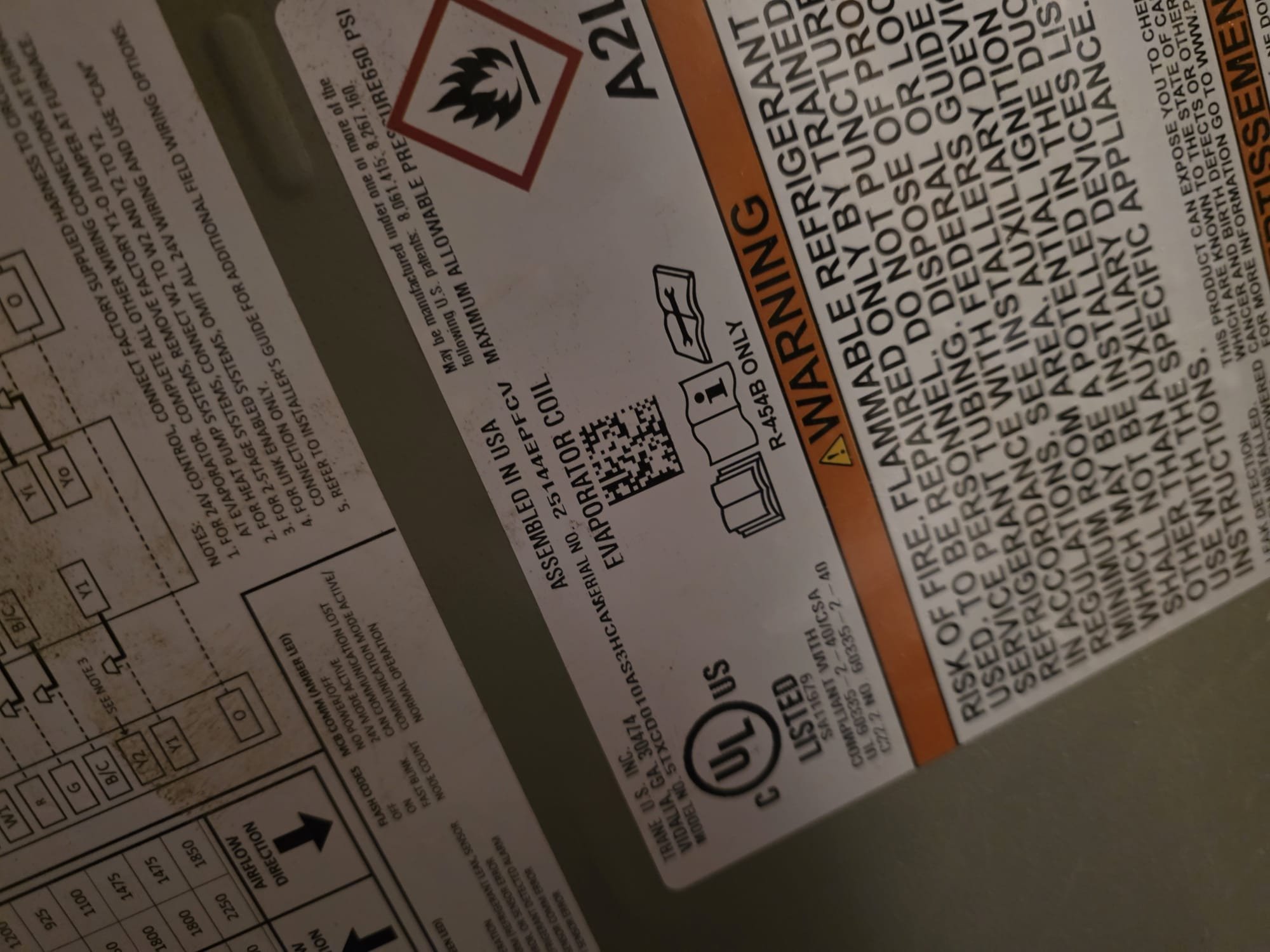La Quinta, CA - Returned to take photos of coil data plate 