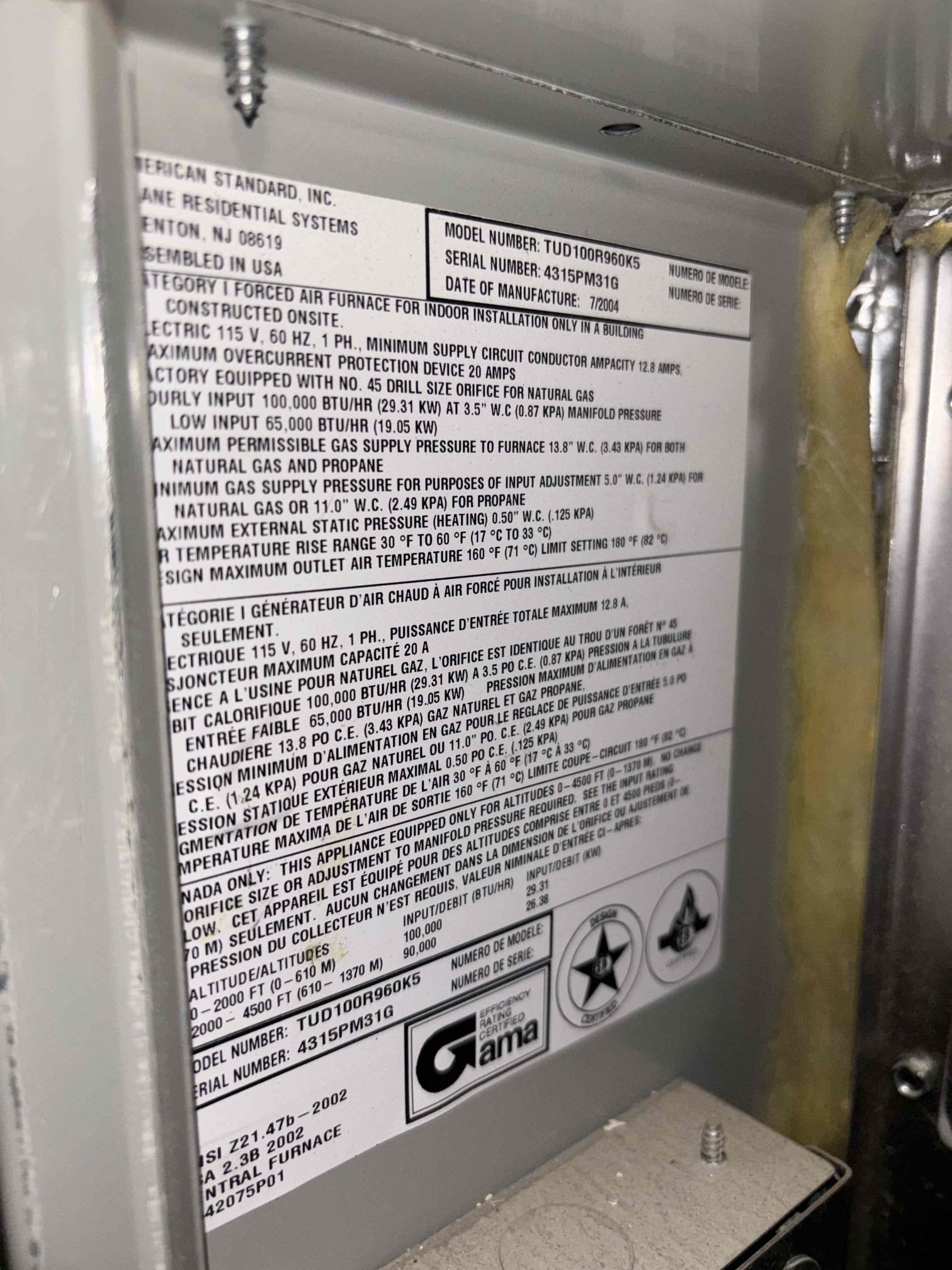 Performed a heating maintenance on a gas furnace located in hallway closet. Check all electrical and temperature rise. Cleaned out condensation line changed out filter at this time. System is heating up the house properly. Finish maintenance by making sure system switched back into cool mode properly.