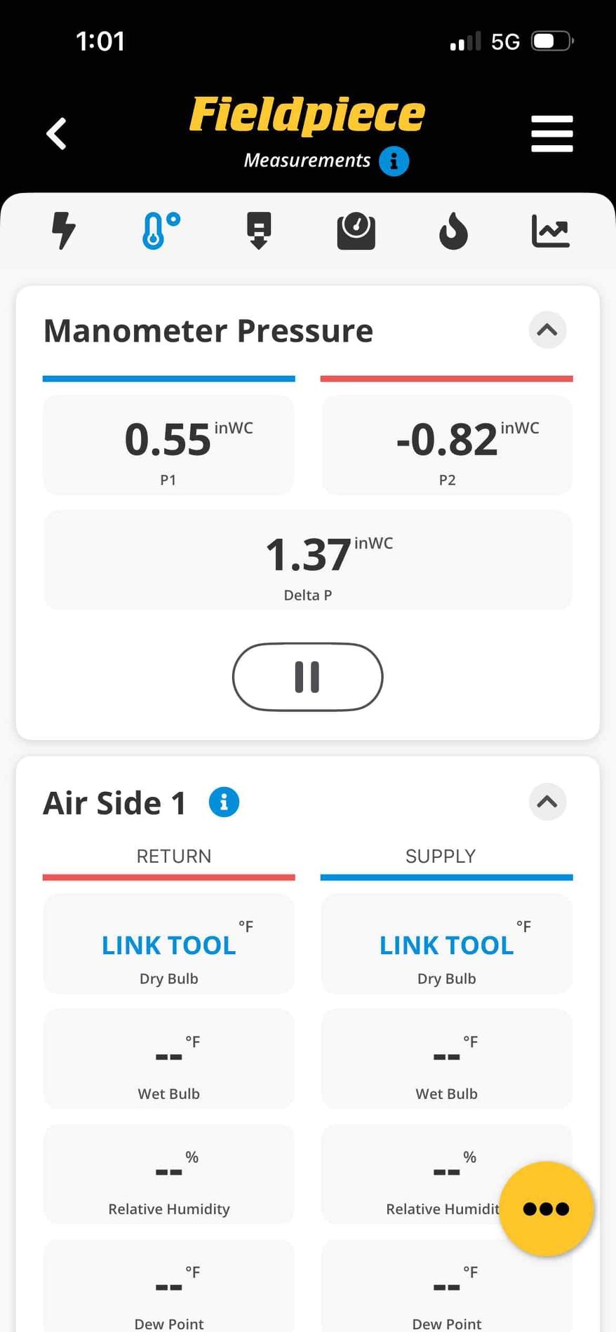 Comfort indoor service on (2)2024 American standard heat pump upflow split systems located inside the garage. Left filters for client. Flushed condensate lines. Checked cda for proper set up. Checked temperature split. Checked static pressure. Client stated living area system blower making noise. Cfm is at 350. Advised on enlarging duct work to relieve static pressure. Went over extended labor warranty and sent estimate for both systems. 