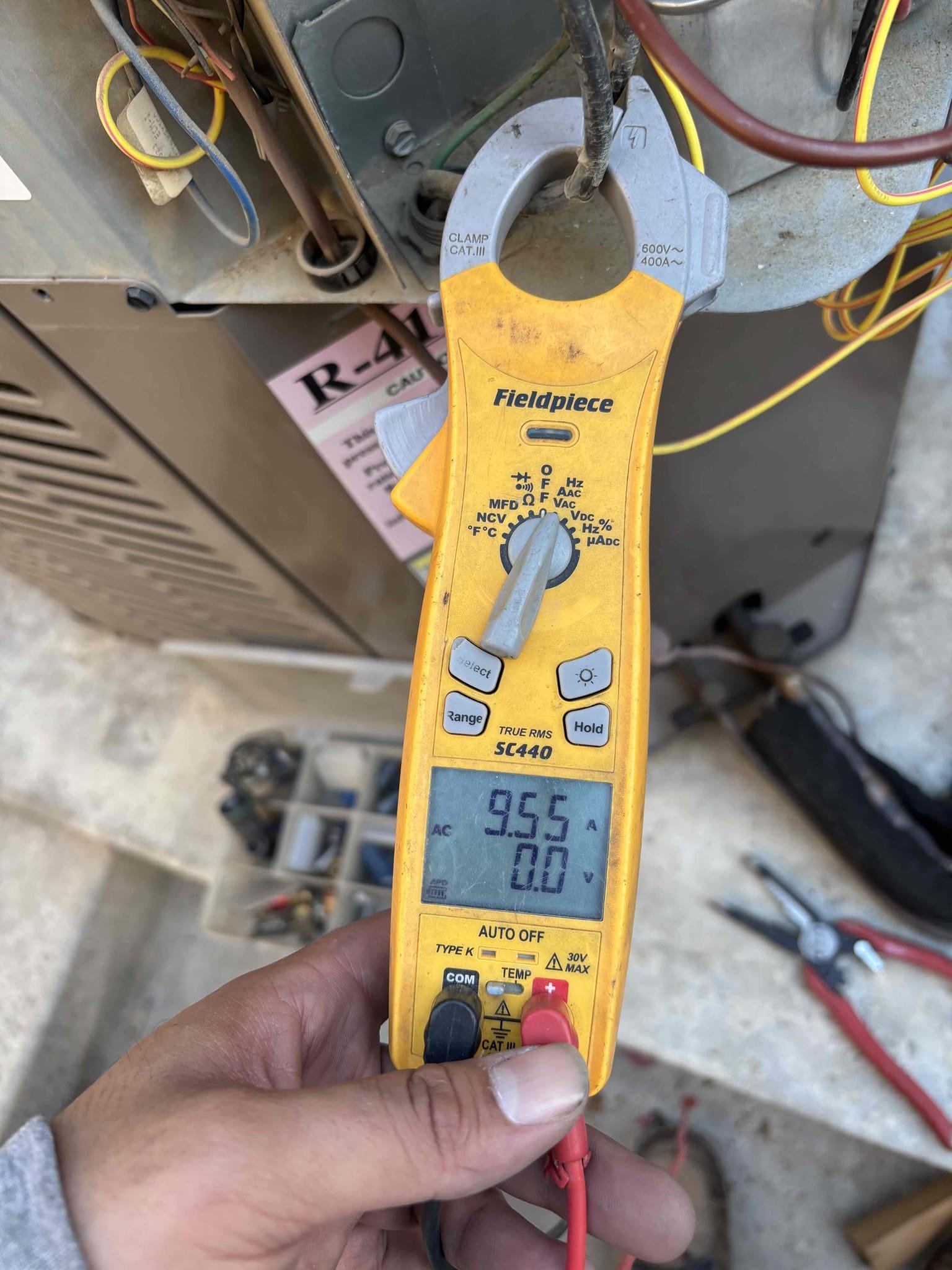 Upon arrival, Client stated that master bedroom unit is not cooling at all at this time. Unit serial number is W1E4745540. upon checking out system found compressor turning on, but not condenser found motor checked run capacitor run capacitor was within range inform Client that condenser fan motor has seized up and would recommend replacing Client agreed. After replacing condenser fan motor unit started to cool down master bedroom correctly reaching temperatures of 77° compressor amps and fan motor amps are within range at this time.