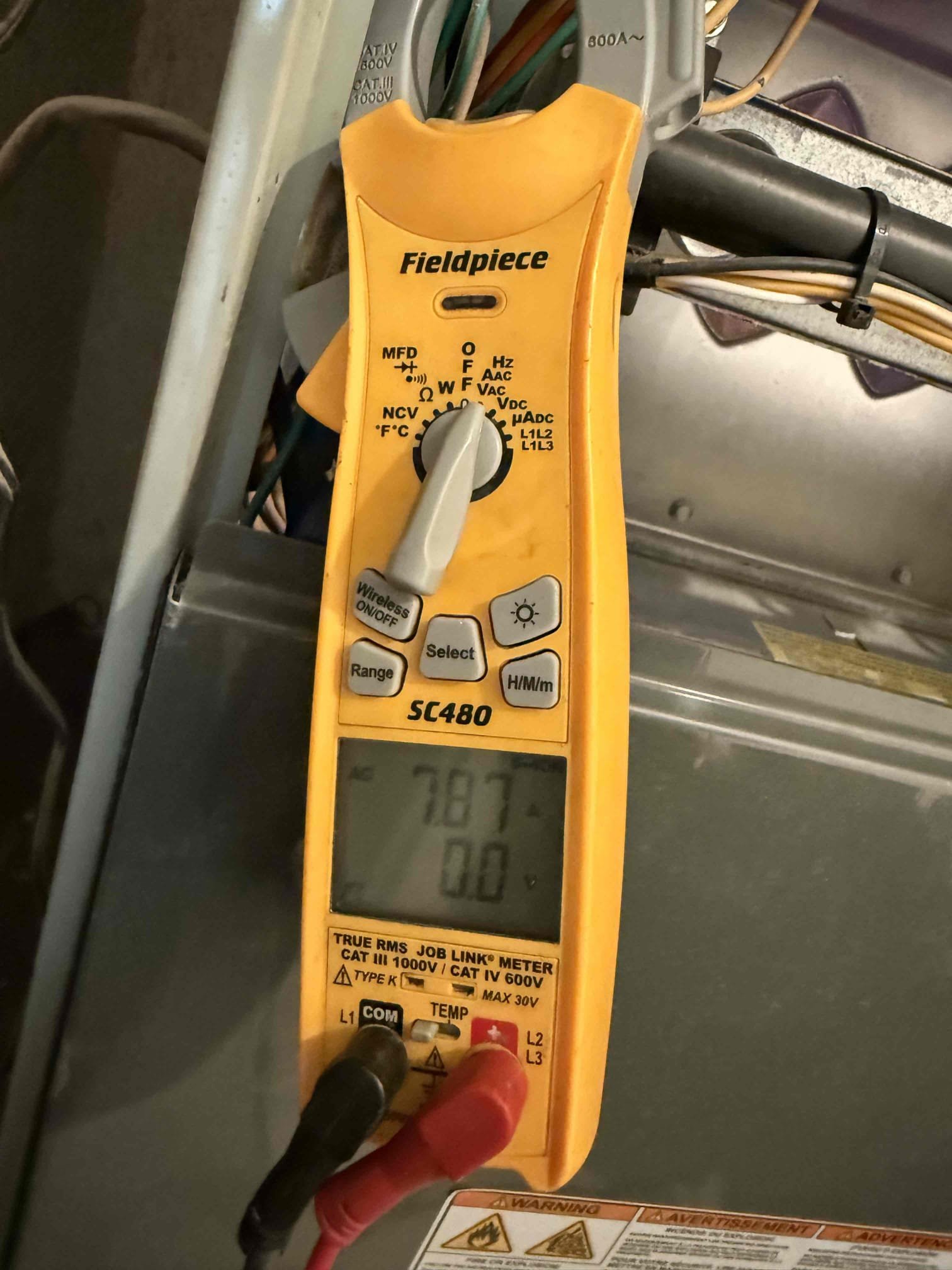 Indian Wells, CA - Performed indoor unit and heating maintenance on 2014 Trane gas furnace 80% in hallway closet. Replaced 20x25 filter with furnace filter rack. Honeywell 8000 first gen thermostat working properly, went over operation and set for auto per request. Tested mars newer condensation pump. Heating sequence of operations was performed properly. Checked all heating, safety, and electrical components working properly. Smoke alarm in hallway had amber flash and 3 quick beeps every 60 seconds meaning faulty. Replaced with same brand KIDDE. But with 10 year lithium battery so they don’t have to worry about replacing every year.