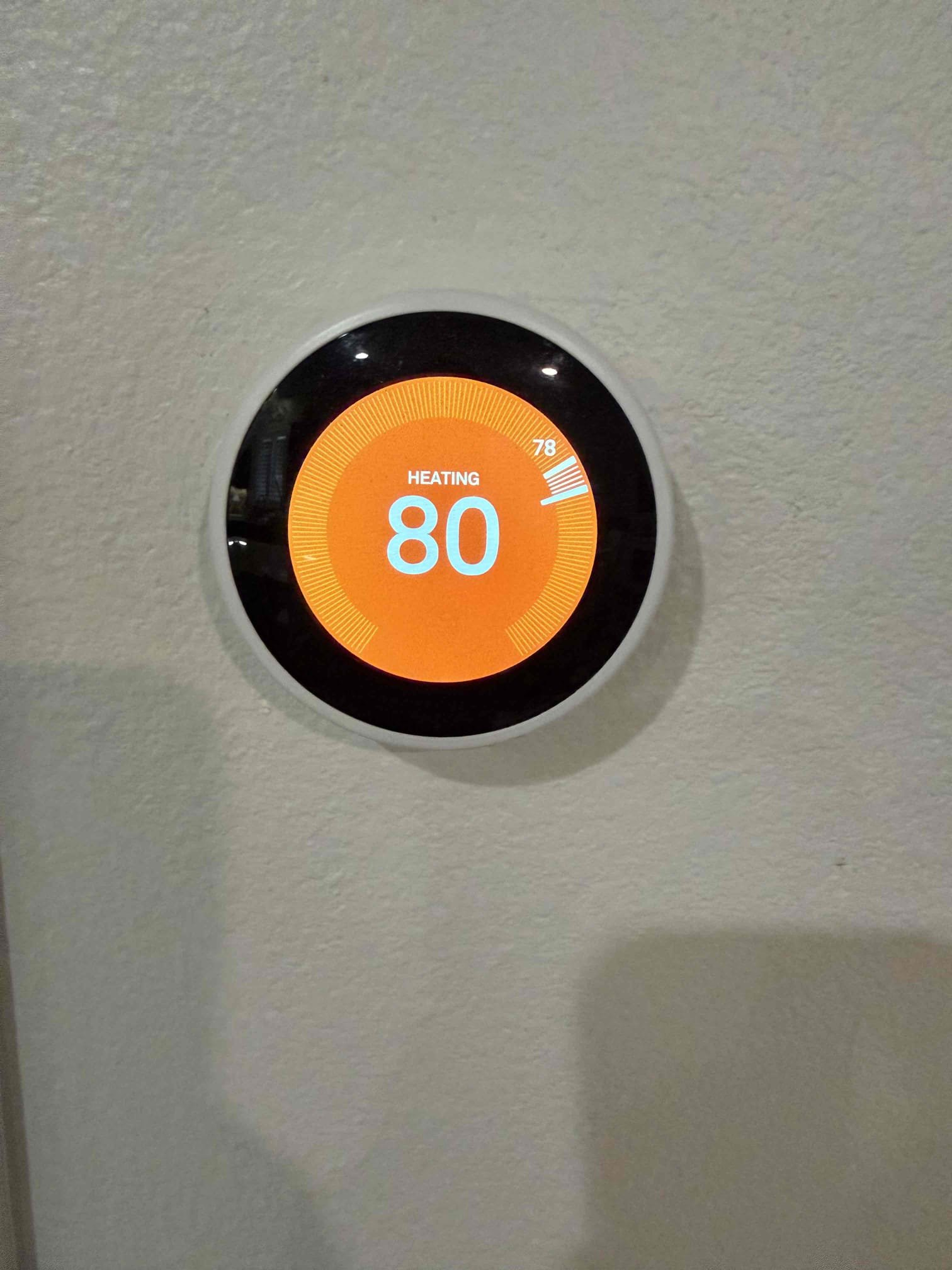 Performed indoor unit and heating maintenance on Lennox 80% gas furnace  in hallway (by garage entry) attic access. Replaced 20x30 and 14x14 ceiling filters. Cleared condensation drain. Cleaned off attic access. Cleaned our burner compartment. Air Scrubber still good. Nest thermostat working properly. Heating sequence of operations was performed properly. Checked all heating, safety, and electrical components working properly. Zero carbon monoxide detected. Gave homeowner Starbucks gift card.