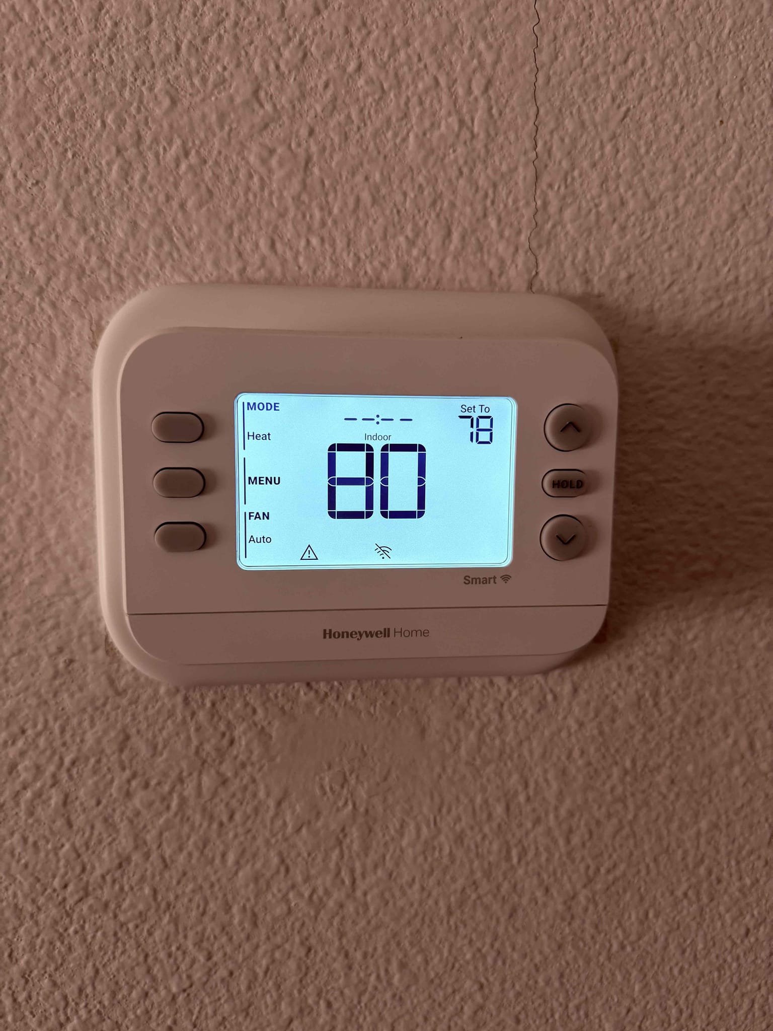 Performed a heating maintenance on a Bosch package unit, changed 20x25 filter, filter located on hallway ceiling, flushed condensation line, on unit check for amperage and voltage, followed sequence of operation, check for temperature split, everything within range also clear out dust accumulated inside electrical component area. System is working within specification in heating at the time of maintenance.
