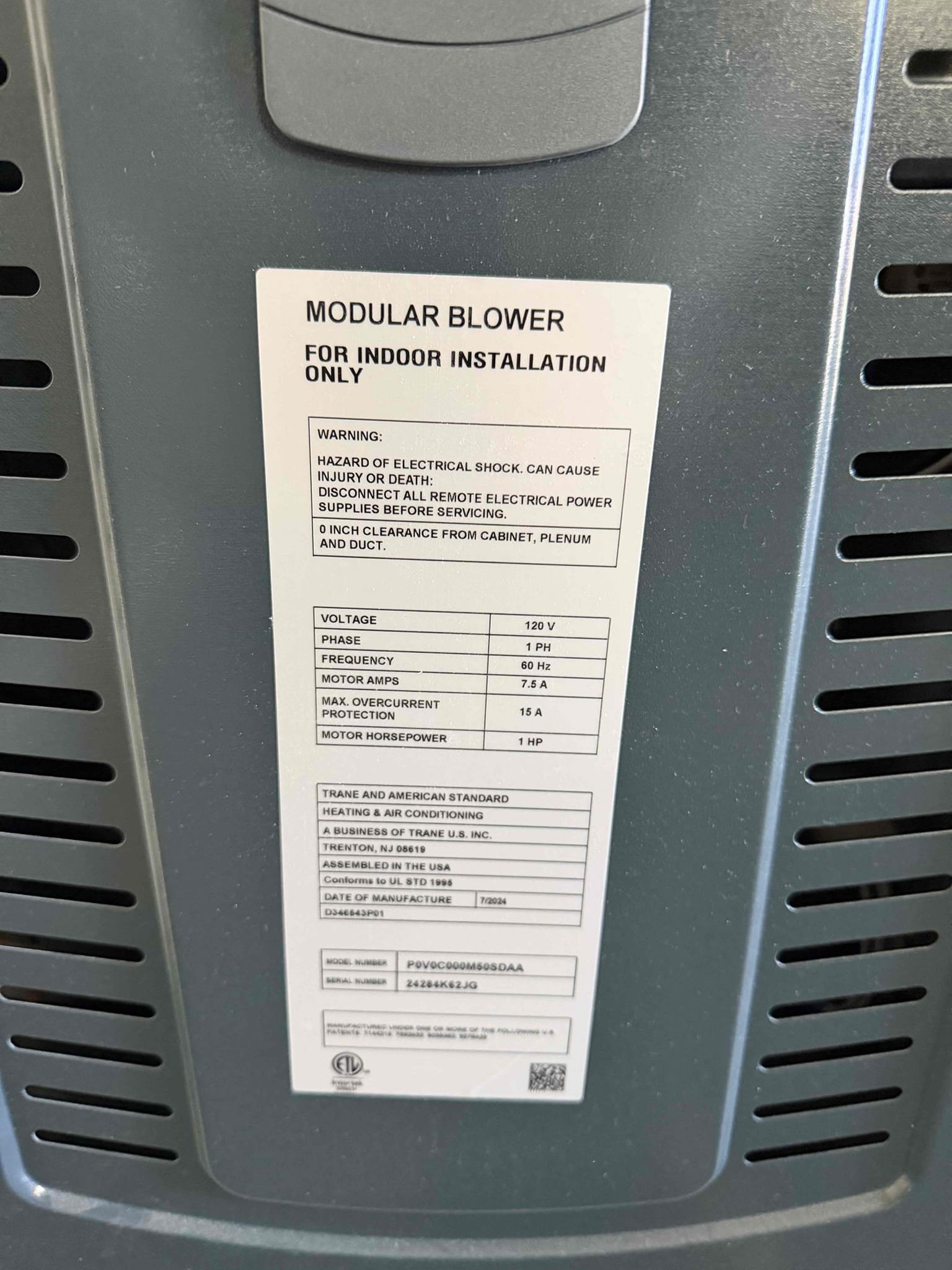 Performed an indoor safety maintenance on&nbsp; an American Standard furnaces. Filters located inside filter rack, fau located in garage, changed 20x25 filter, flushed condensation line, on fau followed sequence of operation, checked for amperage and voltage, checked for blower speed, check for any loose connections, check for carbon monoxide, check for temperature rise, check for capacitor, everything within range also cleared dust accumulated inside electrical component. Systems are working within specifications in heating at the time of maintenance. Gave Starbucks gift card
