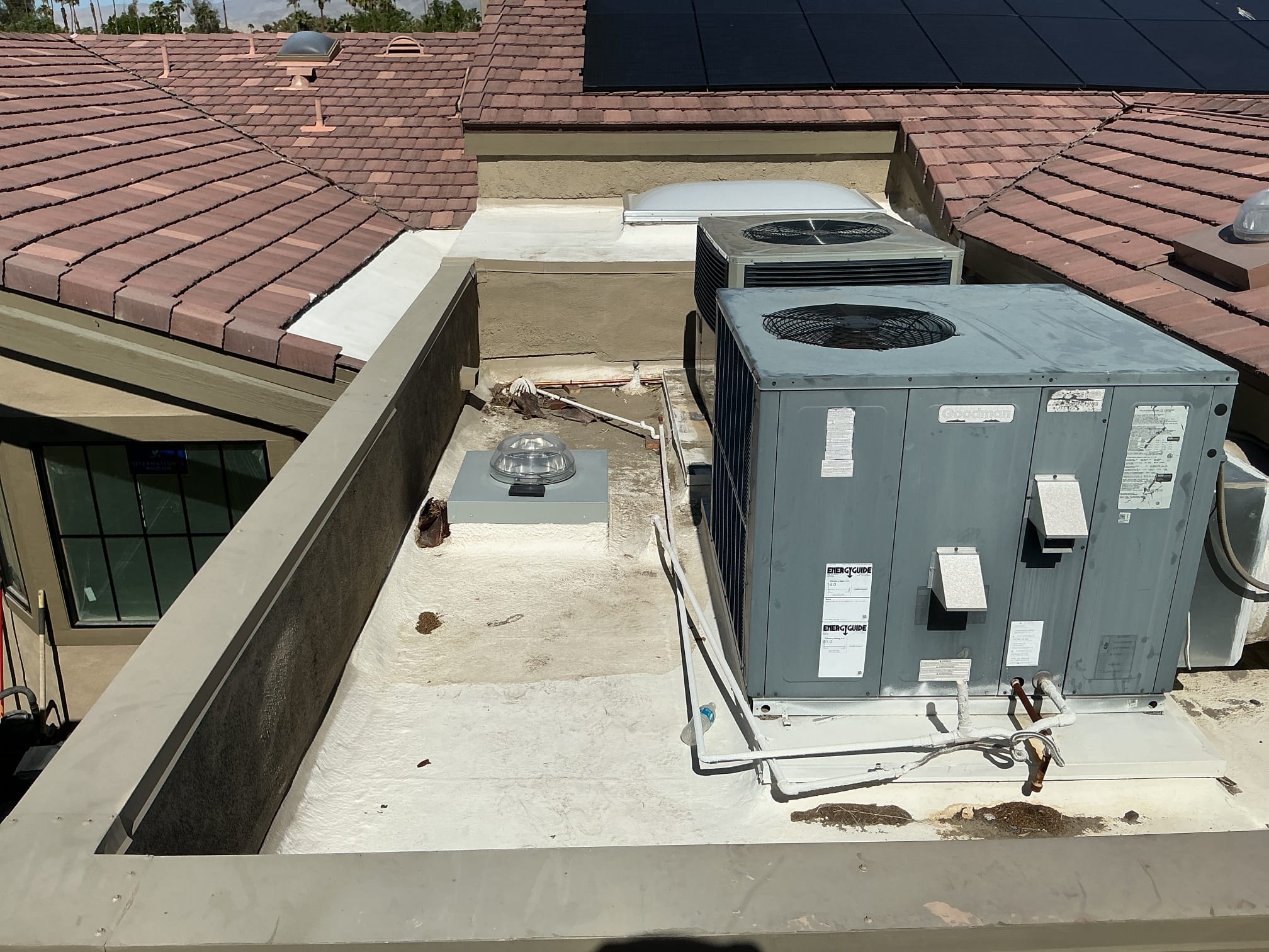 Installed 5 Ton Silver 14 Heat Pump Package Unit