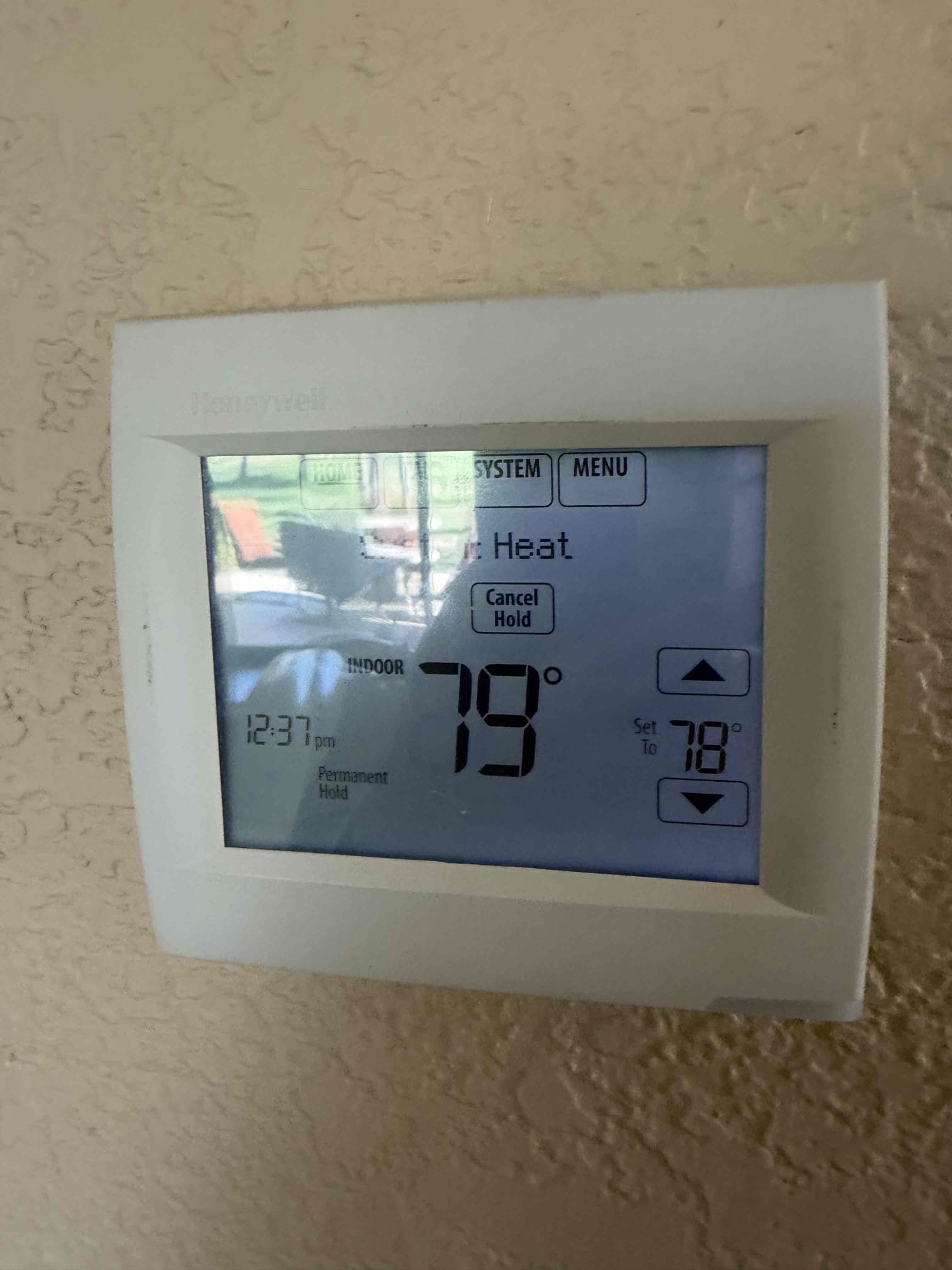 Performed a heating maintenance on 2 American Standard package unit, changed 18x24 12x20 & 2 14x14 filter, filter located on ceiling, flushed condensation line, on unit check for amperage and voltage, followed sequence of operation, check for carbon monoxide, check for capacitor, check for temperature split, everything within range also clear out dust accumulated inside electrical component area. System is working within specification in heating at the time of maintenance.
