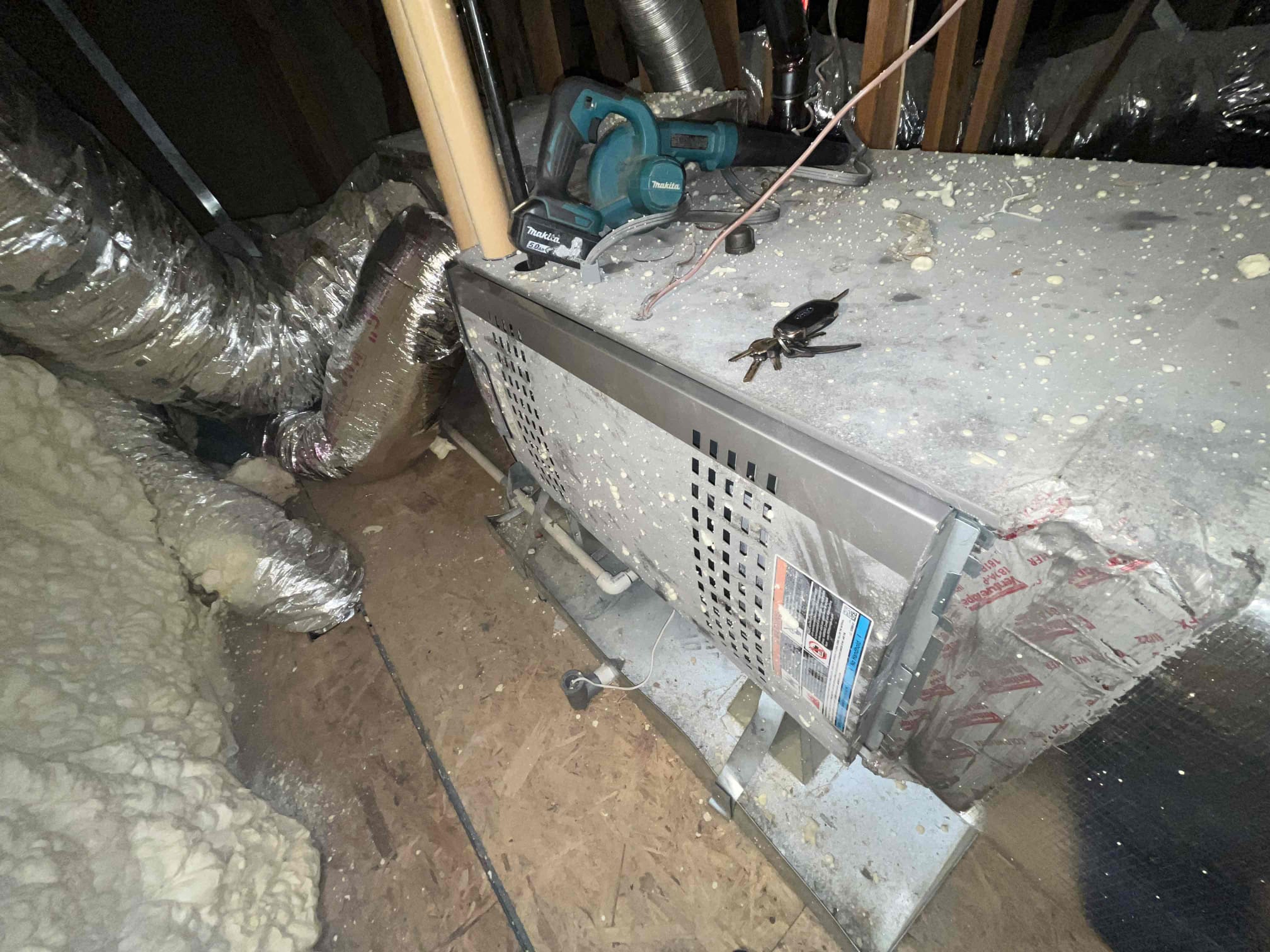 🔥❄️💨
2022 Lennox split system
90% furnace located in attic
Condenser located on ground

Semi annual HVAC fall service
Replaced customer supplied filters throughout the house/ceiling mounted
Cycle equipment followed system sequence of operation check inducer fan, blower motor, blower, motor, gas pressures, flame, sensors, heating safety sensors, amps and voltage
Cleared condensation line clean out burners, furnace, and mechanical platform
Thermostat checked ok. Check for carbon monoxide throughout the house/nothing detected.

At condenser checked condenser fan motor, compressor, capacitor, amps, and voltage

✅
Equipment checked out operational at this visit

🎃🐈‍⬛☕️
Gave Client Starbucks gift card for October maintenance

📆
Client will call Office to schedule summer maintenance
