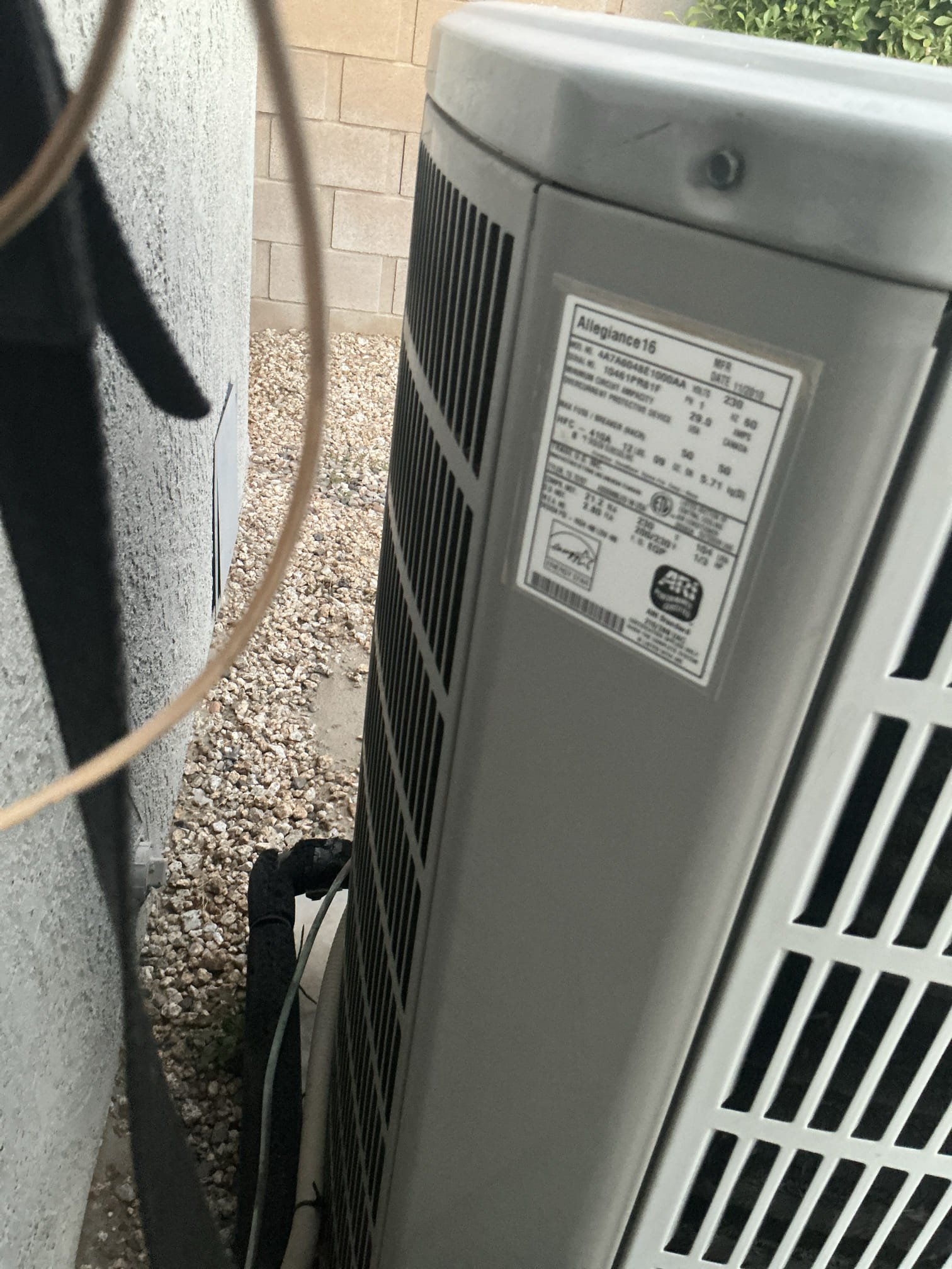 Performed heating maintenance on American standard gas furnace located in attic/access hallway. Left filter with client, client recently changed out filter. Cleared all electrical components and burners of dust debris, verified proper sequence of heating operation, verified all ducting was secured and attached to unit and in fair condition, cleared condensation line thermostat checked out OK. System is within manufacturer specifications and Heating and operating properly at this time of service.

Checked cooling operation. 20 degrees temperature split. 