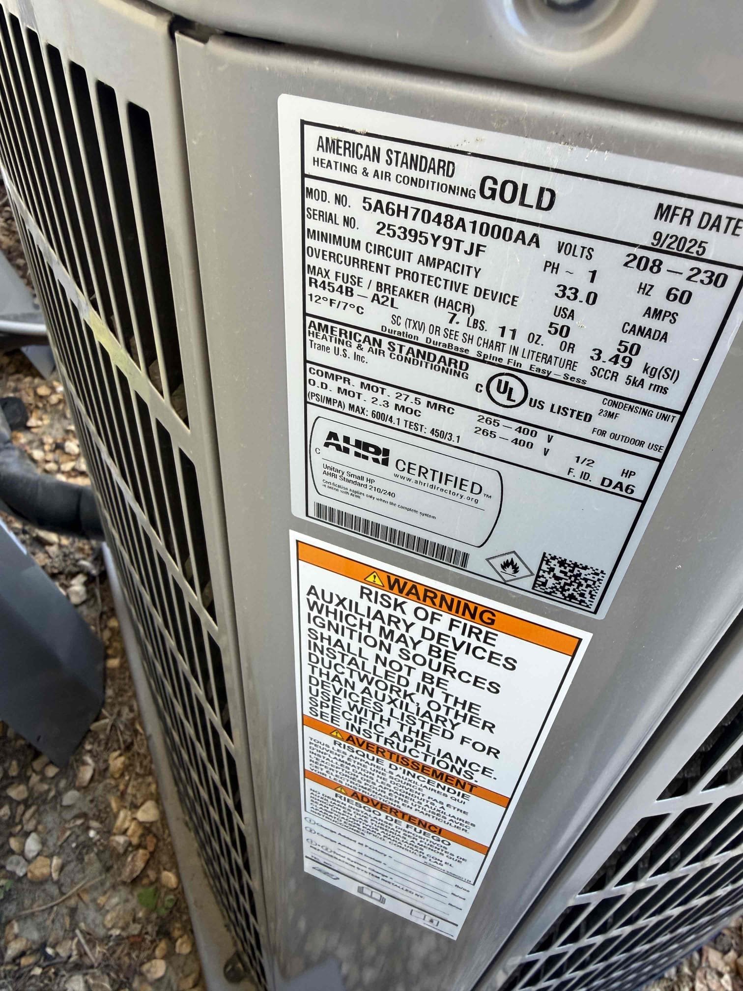 I Performed Maintenance on both the Heating Systems. Also replaced 2) 20x30 filters and flushed both the condensate drains from the attic.  Primary drains terminate on right side of the home near the outdoor units. Both Systems are 2026 American Standard Gold Heat Pump models located in the master closet attic and outside on the ground. Verifed proper cycling of system in Heat and Cooling mode. Cleaned inside indoor air handler compartments as well as mechanical platforms. Cleaned outdoor condensing coils with water and outdoor unit electrical compartments. Verifed proper operation of both thermostats. Both systems are multi speed inverter driven systems, so systems do not require capacitors to operate. Systems amperages are in proper parameters. Verifed surge protectors are working properly. scheduled next maintenance visit online for client’s 3 other additional properties and gave client Starbucks Card. At the time of today’s scheduled maintenance visit, both systems are operational 