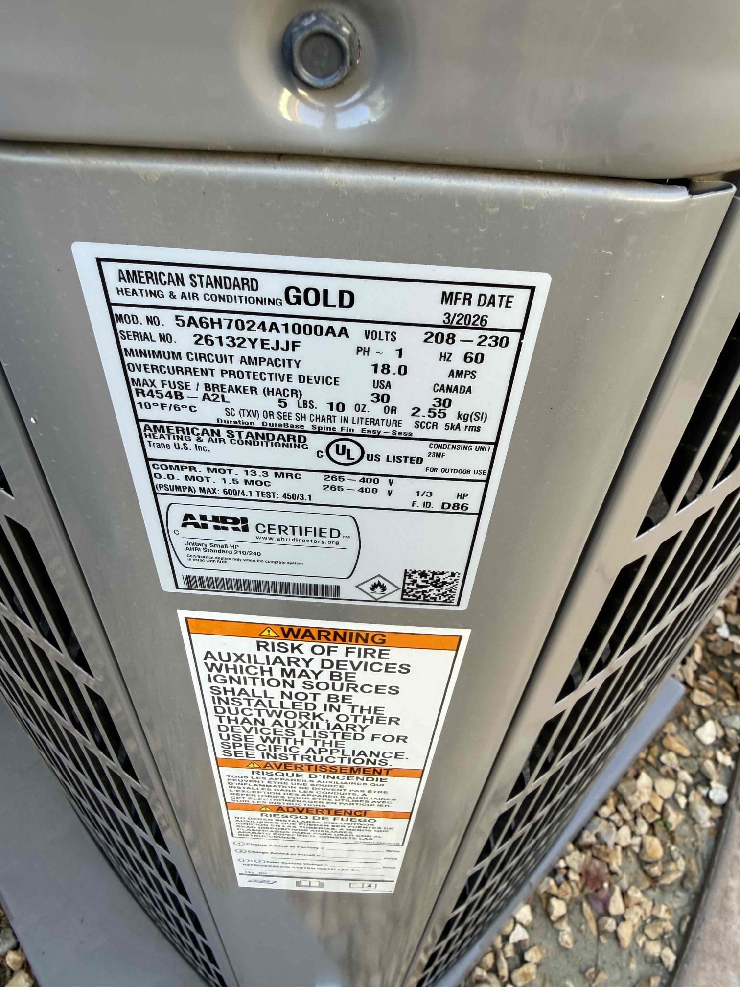 I Performed Maintenance on both the Heating Systems. Also replaced 2) 20x30 filters and flushed both the condensate drains from the attic.  Primary drains terminate on right side of the home near the outdoor units. Both Systems are 2026 American Standard Gold Heat Pump models located in the master closet attic and outside on the ground. Verifed proper cycling of system in Heat and Cooling mode. Cleaned inside indoor air handler compartments as well as mechanical platforms. Cleaned outdoor condensing coils with water and outdoor unit electrical compartments. Verifed proper operation of both thermostats. Both systems are multi speed inverter driven systems, so systems do not require capacitors to operate. Systems amperages are in proper parameters. Verifed surge protectors are working properly. scheduled next maintenance visit online for client’s 3 other additional properties and gave client Starbucks Card. At the time of today’s scheduled maintenance visit, both systems are operational 