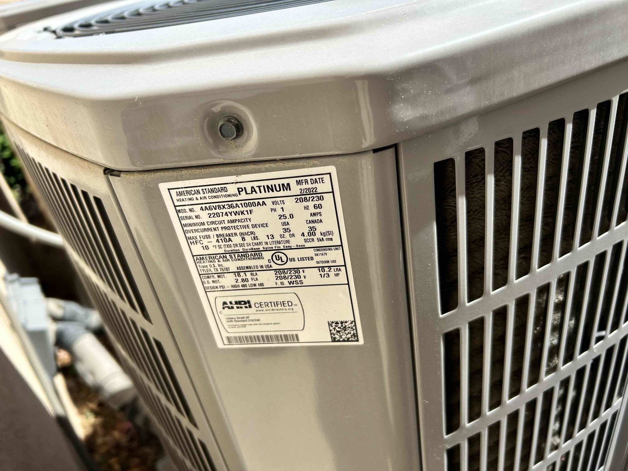   Equipment: Two 2022 3&4 ton Platinum Series Heat Pump Systems.     Thermostats  Two 1050 thermostats
Performed annual preventative maintenance on both Platinum Series heat pump systems.
- Replaced the 20 × 25 and 16x25 air filters.
- Inspected the filter racks and verified proper airflow.
- Cleared both condensate drain lines through the cleanout access points.
- Inspected outdoor electrical terminals and connections, ensuring proper positioning and secure connections.
- Inspected the circuit boards, wiring, and electrical components for proper operation.
- Checked both 1050 thermostats for heating and cooling operation, temperature response, and active system alerts.
Both heat pump systems were tested following maintenance. The heating and cooling functions were checked, and both systems were operating properly at the completion of service.  No active system alerts were indicated at the thermostats during the inspection.