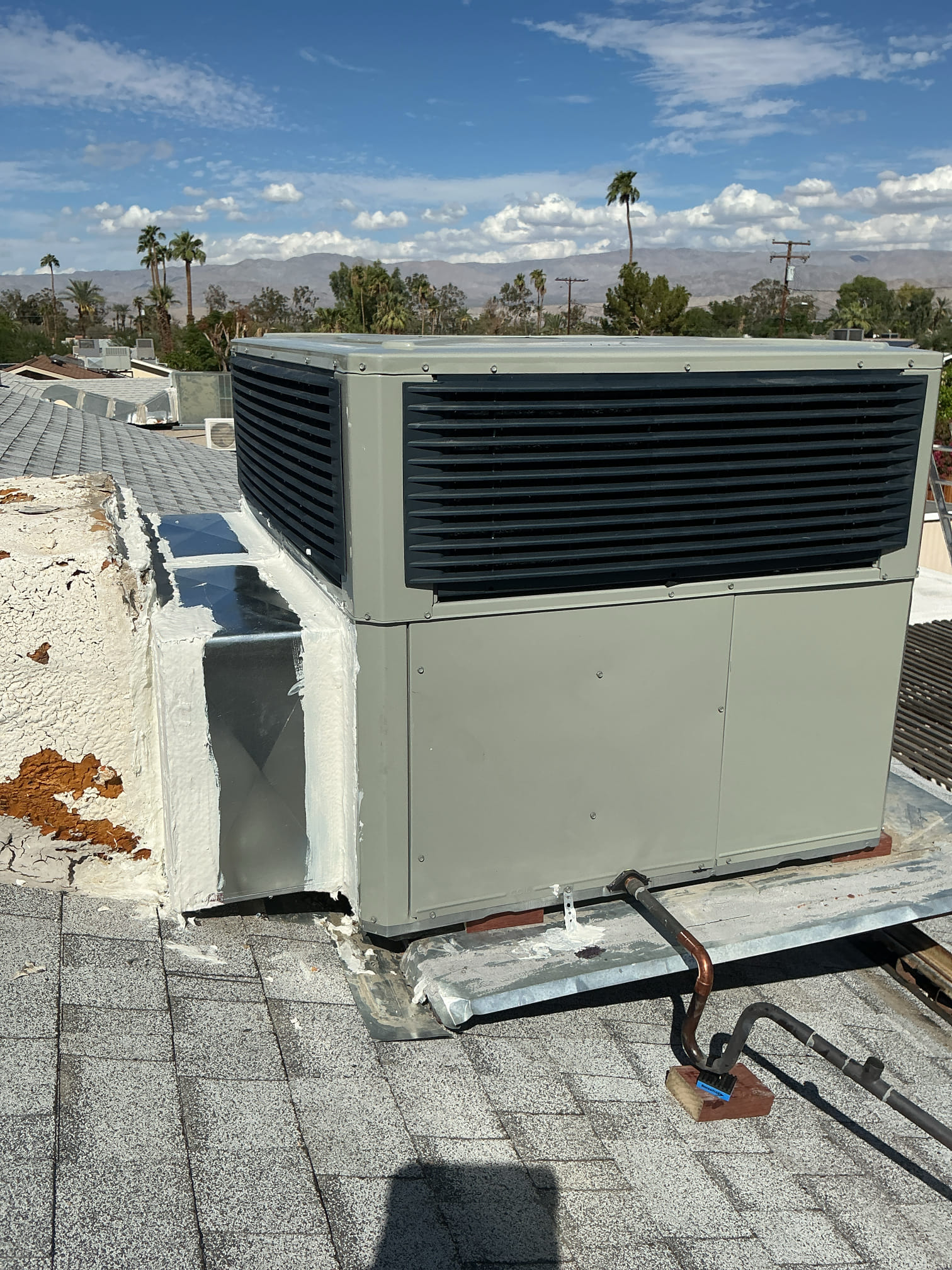Installed Gold 3 ton 15 Heat Pump Package Unit