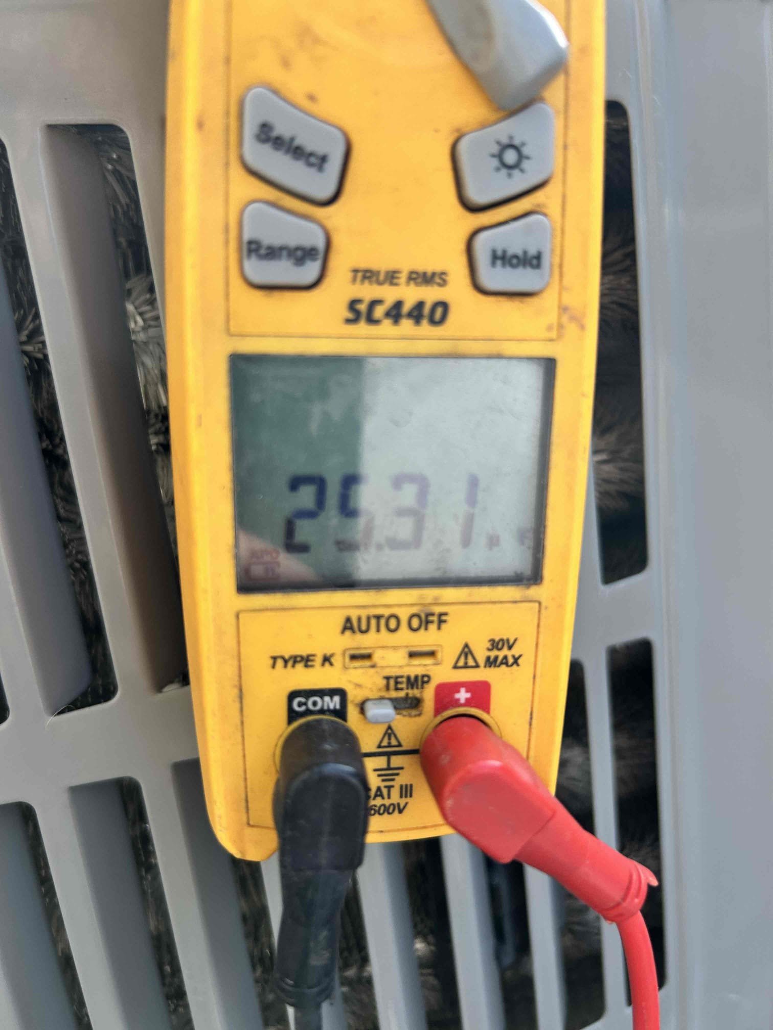 Equipment: Two 2016 American Standard split systems (straight-cool air conditioning with gas furnaces)

Maintenance Performed
• Performed annual maintenance on both systems.
• Washed down both outdoor units.
• Cleaned both washable air filters.
• Cleared condensate drain lines and verified proper drainage.
• Checked ECM blower motor amperage.
• Inspected capacitors and electrical components.
• Checked system water drainage and pressure switches.
• Inspected safety switches and verified proper operation.
• Inspected flame sensors, igniters, and gas burner assemblies.
• Cycled both systems through cooling operation and checked compressor amperage and related electrical components.

Findings and Recommendations
The living room system’s capacitor tested below manufacturer specifications. Recommended replacing the capacitor to help ensure reliable cooling operation. The client was informed of this finding, and communication was sent to the client’s husband, via email.

System Status
Both sy