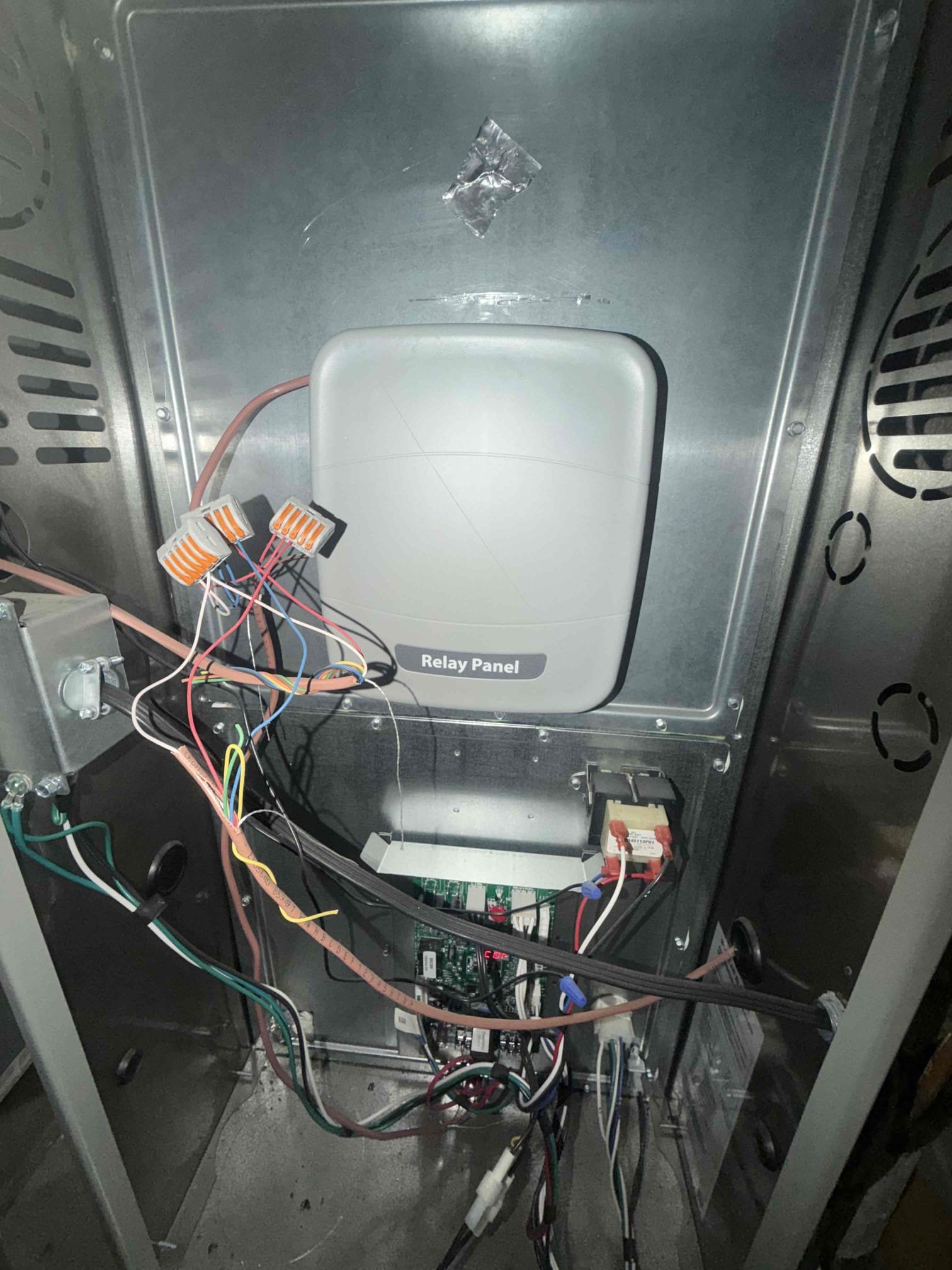 Palm Desert, CA - Performed an indoor safety maintenance on two American Standard furnace. The FAU is located in the laundry room upflow . Replaced 2  16x25 filter located in filter rack,Flushed the condensation line to ensure proper drainage. Checked the furnace sequence of operation to verify proper startup and heating operation. Tested electrical amperage and voltage to ensure readings were within the manufacturer’s specifications. Inspected blower motor operation and speed, checked electrical connections for looseness, and measured the temperature rise to verify proper heat output. Inspected the electrical compartment and cleared accumulated dust and debris, condensation terminals under ground. Verified the units were operating properly in heating mode, with all inspected components and readings within the manufacturer’s specifications at the time of maintenance. Gave out Starbucks card!
