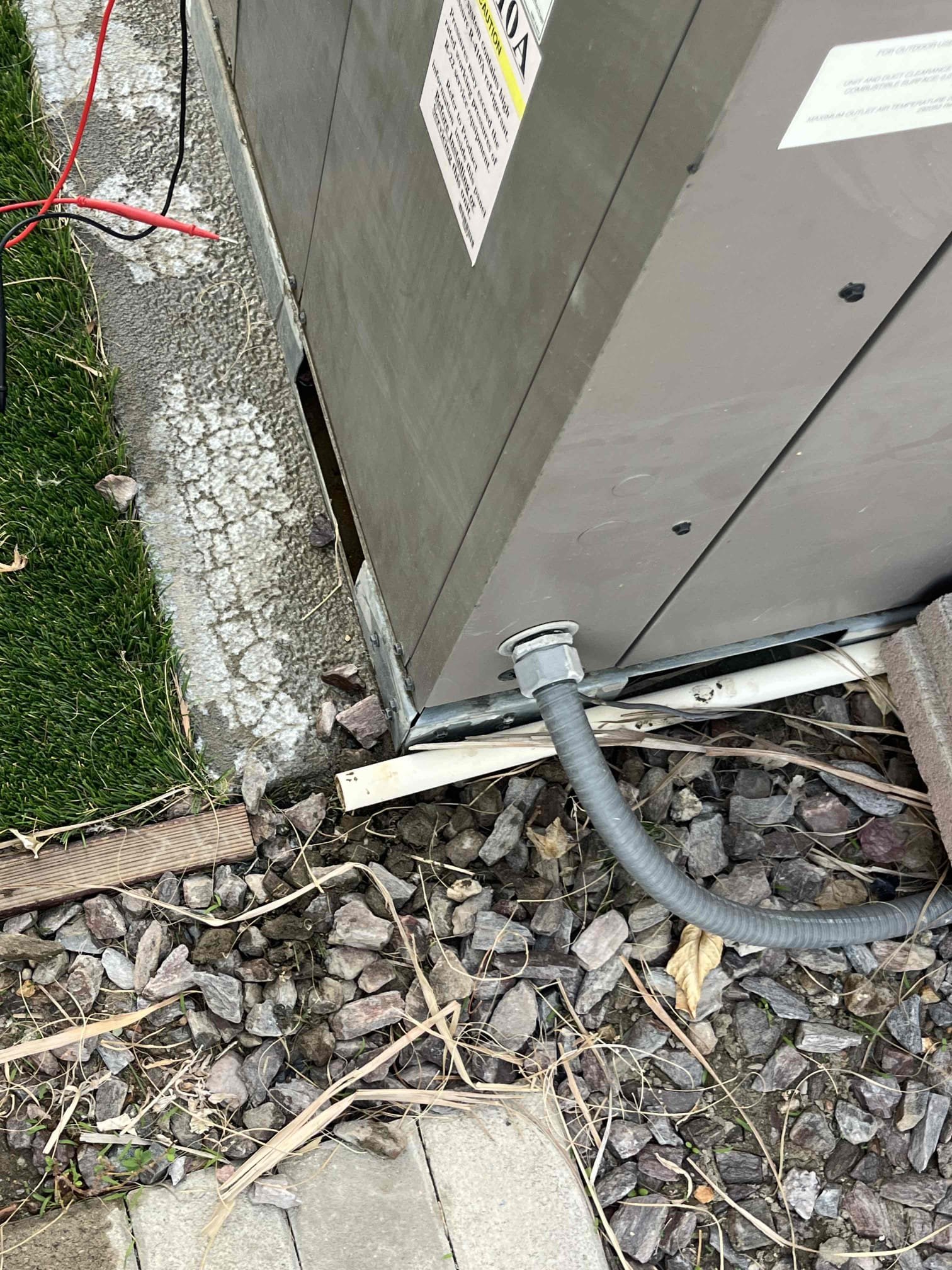 ❄️🔥💨
2013 York heat pump package unit
Located on ground

Semi annual HVAC fall service
Replace 12x12 filter, located on ground, cycle equipment follow up system sequence of operation, checked start kit, capacitor, condenser fan motor, compressor, amps and voltage
Cleared condensation line, thermostat checked out OK secured, and clean electrical connections at equipment
Rinsed condenser
Verified reversing valve operations
Check refrigerant/temperature split
✅
Equipment check out operational at this visit

🎃☕️
Client Starbucks gift card for October maintenance


📆
Book summer maintenance