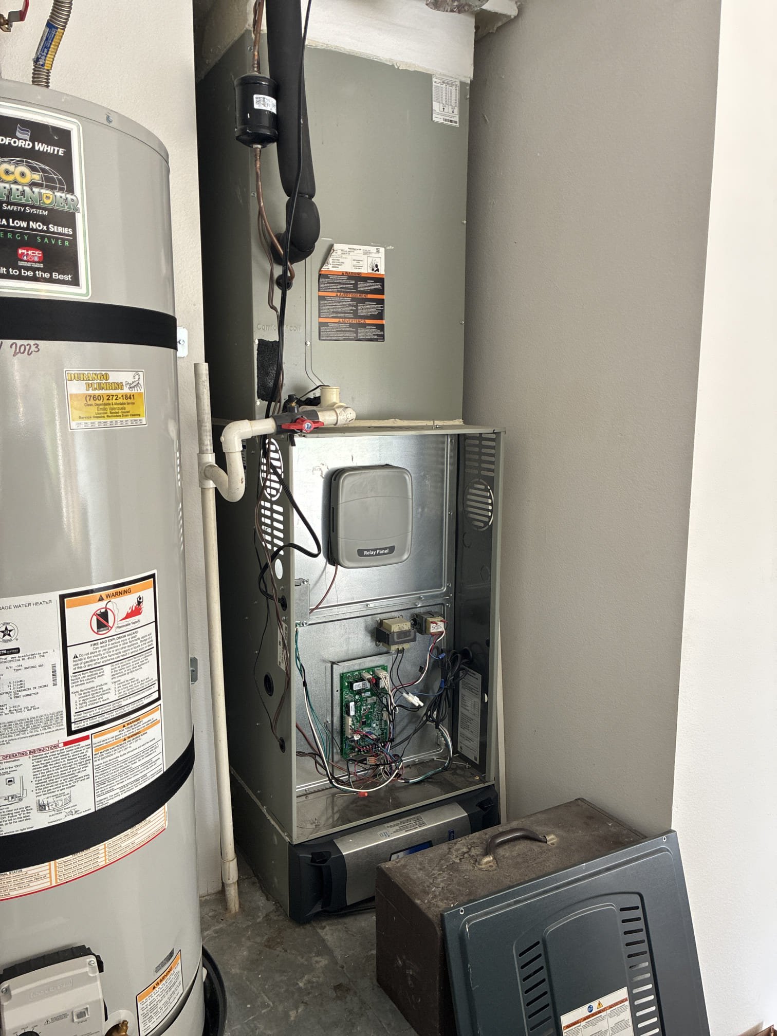 Comfort indoor service on two 2022 American standard platinum upflow heat pump split systems. Air handler located inside garage, condensers on north side of home. Washed eac filters and mini split filters. Flushed condensate lines. Checked all heater and safety components. Checked cda for proper pressures and temperatures. Blew out electrical compartments. 1050 thermostat working with no error codes. Reset reminder alerts. Gave star bucks gift card. Advised about online scheduling.