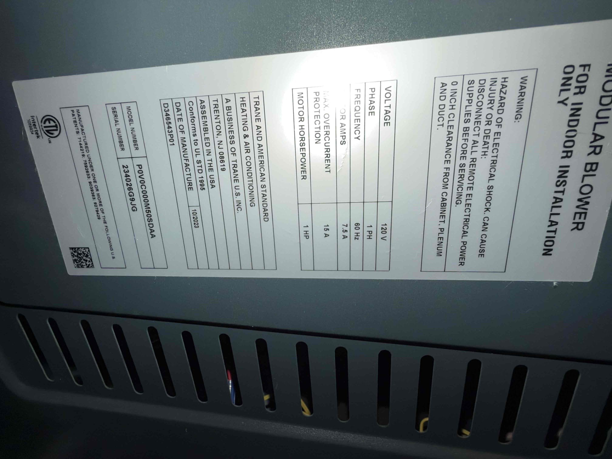 Maintenance on an American standard platinum series 5 ton horizontal Heat pump. Customer supplied filter at FAU. Attic access located in master bedroom closet. Condensation line cleared filter changed. Verified condensation draining properly. 1050 Thermostat shows no active alerts. Verified all electrical and safety. Check system sequence of operation. Checked relay panel, checked FAU amps, check compressor amps, checked fan motor amps, checked fees and disconnect box, checked Freon and pressure. Verified system is heating. CDA monitor shows no active alerts. System is working per manufacture spec. System is within range and working properly.