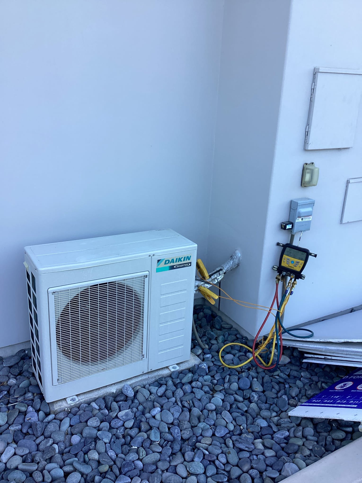 I Performed Maintenance on the Heating System. Also cleaned mini split filters and outdoor unit. The Mini Split is a 2019 model located in the ceiling and outside on the ground. Verifed proper operation of the mini split in Heat and Cool. Client is selling the property. System is working properly at the time of the service. 