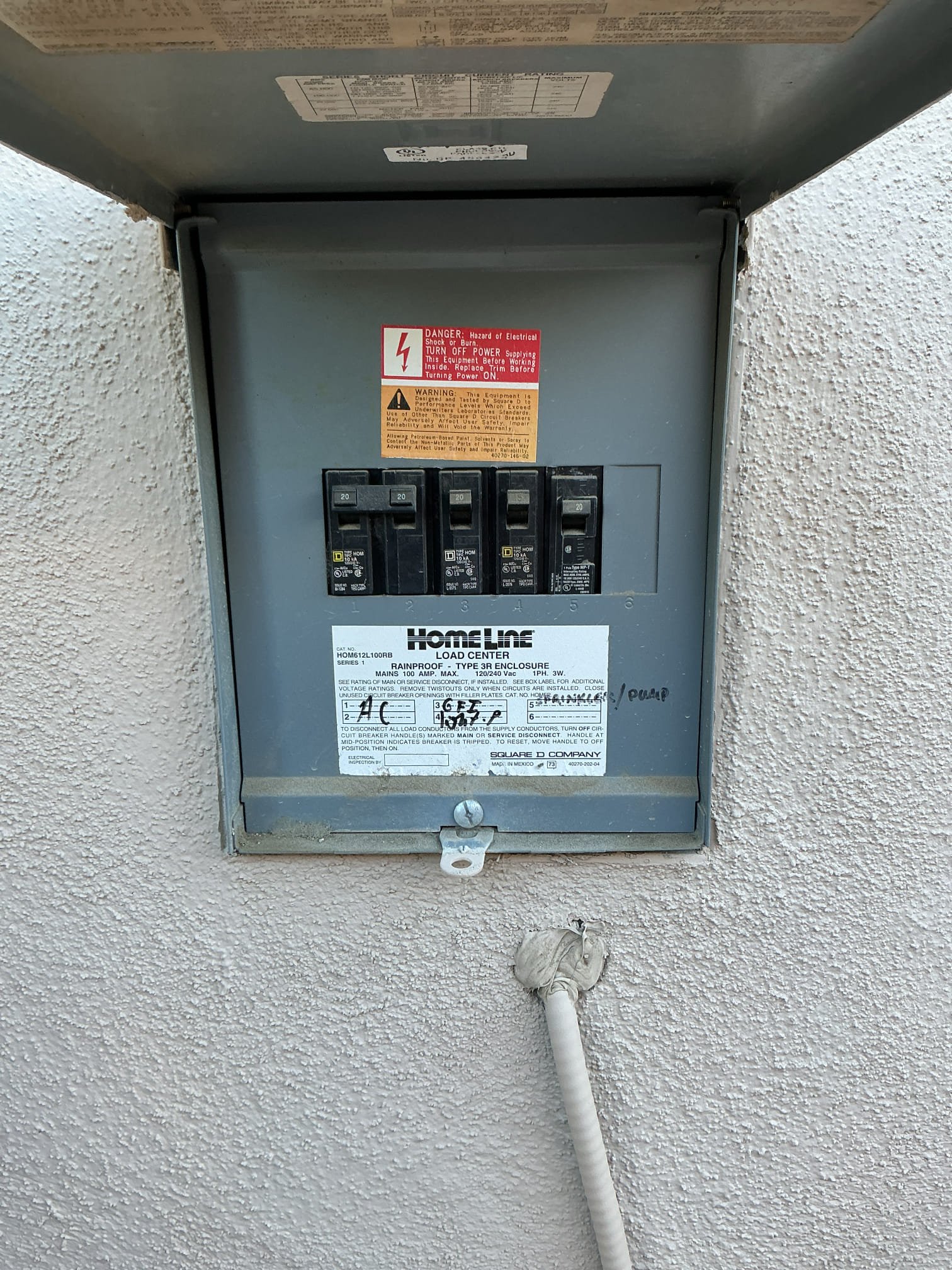 Arrived for a complimentary electrical safety inspection. During inspection of exterior outlets I discovered a few outlets that were not protected with bubble covers. Bubble covers (also called "in-use" covers) protect exterior outlets by creating a deep, weatherproof dome that keeps rain, snow, and debris out of the receptacle even when an electrical cord is actively plugged in.
When inspecting the smoke detectors I found 3 that were discolored and had signs of aging. I recommended having the smoke detectors replaced. During inspection of the interior outlets I found that they were not up to code and backstabbed. Tamper-resistant receptacles feature internal spring-loaded shutters that block foreign objects from being inserted into only one slot. The shutters only open when equal pressure is applied to both sides simultaneously (as with a standard two- or three-pronged plug), preventing children from getting shocked by poking items like paperclips or keys into the wall. Having backsta