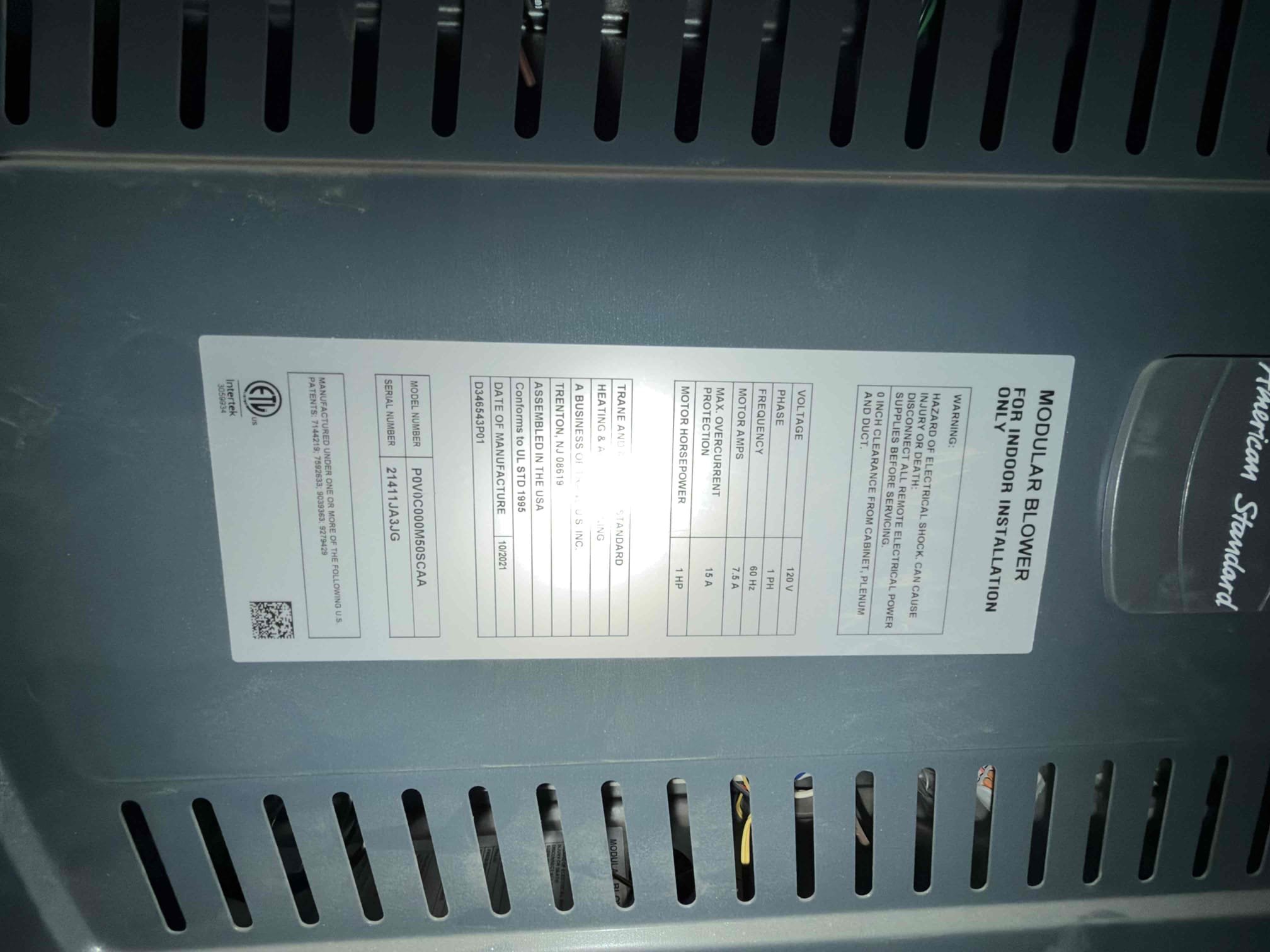 Maintenance on an American Standard platinum series 4 ton horizontal heat pump. Attic access in master bedroom closet. One 20 x 30 filter in hallway and two 14 x 14 one in guestroom and one in master bedroom. Condensation line cleared filters changed. Verified condensate draining properly. 1050 thermostat shows no active alerts. Verified all electrical and safety. Check system sequence of operation. Checked, FAU, checked relay panel, checked compressor, amps, checked fan motor ramps, checked fuses and disconnect box, checked Freon and pressure, checked inrush. Verified system is heating. Outdoor monitor shows no active alert. All within range and working properly. System is working for manufacture spec.