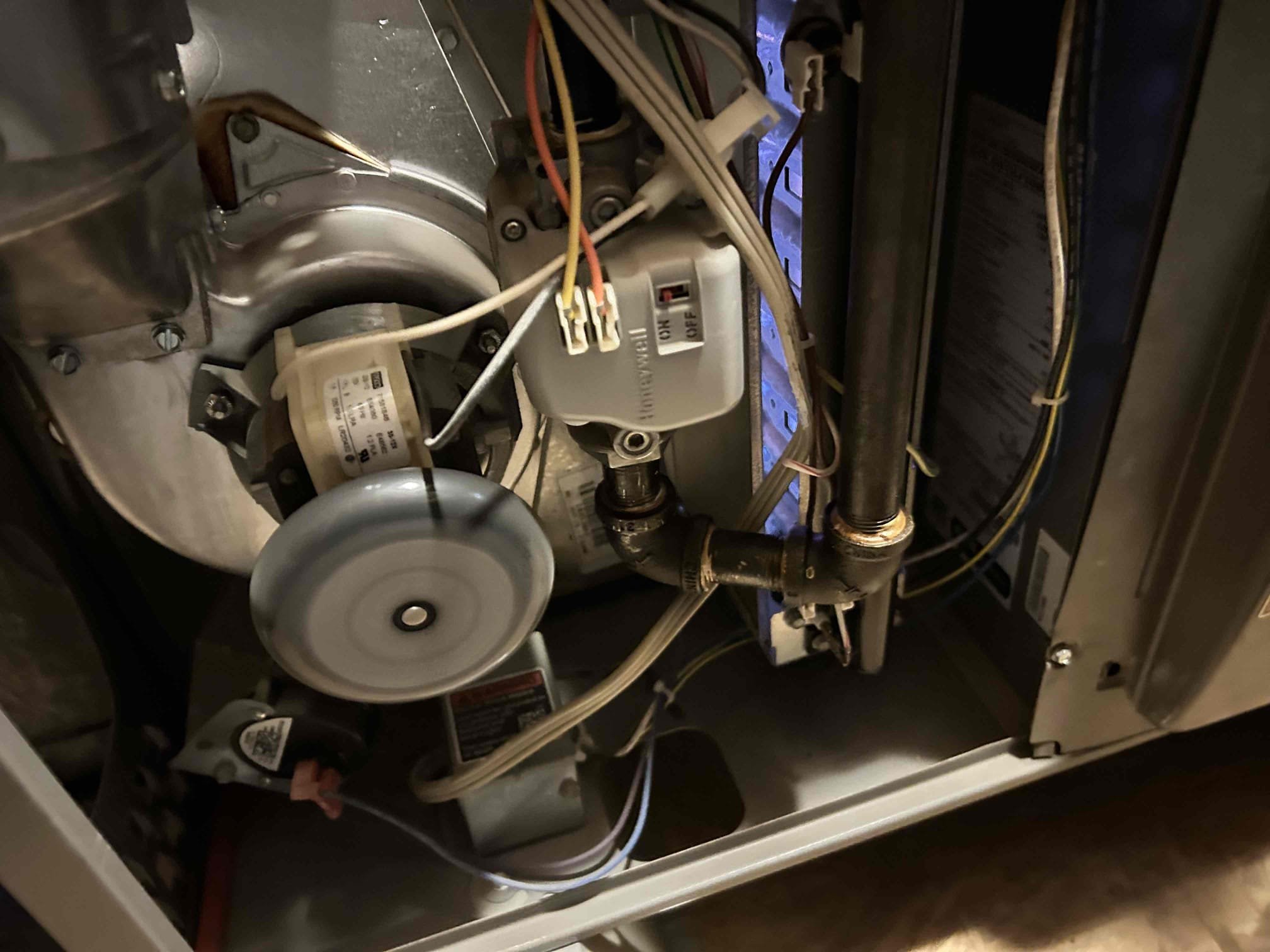 System: Lennox Gas Furnace – Split System
Service Type: Annual Preventive Maintenance
Status: System Operational at Completion

Maintenance Performed

• Replaced (1) 20” × 30” air filter and (1) 20” × 20” air filter (Honeywell).
• Inspected blower belt for condition and proper operation.
• Checked furnace safety switches and safety controls.
• Inspected flame sensor and found it dirty; cleaned flame sensor.
• Inspected burner ignition and flame operation.
• Checked blower motor amperage.
• Inspected blower capacitor and checked against the manufacturer’s rated specifications.
• Checked operating ranges and verified system operation.

Sequence of Operation

Verified normal heating sequence of operation, including inducer motor operation, draft-proving safety switch, ignition, gas valve operation, burner ignition, flame sensing, circulating blower operation, and heating cycle shutdown.

Final System Status

System was operational at the completion of annual maintenance. Filters were repl