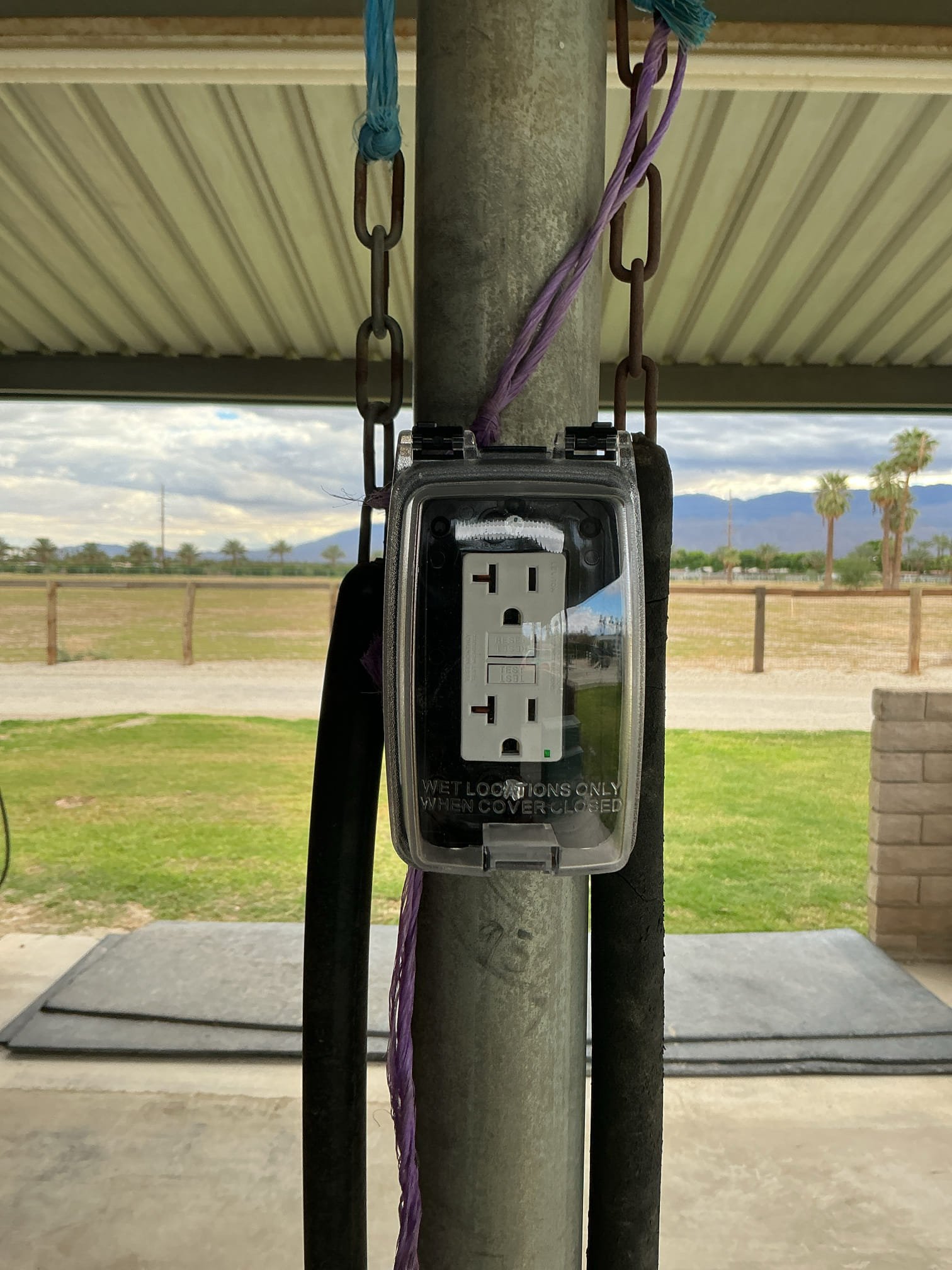 Arrived to remove and replace two GFCI outlets on the exterior of the barn. Additionally customer wanted to have all the outlets in the barn to be inspected to ensure they are working. After testing all the outlets I found two that were faulty and I replaced them. All outlets are now working properly.