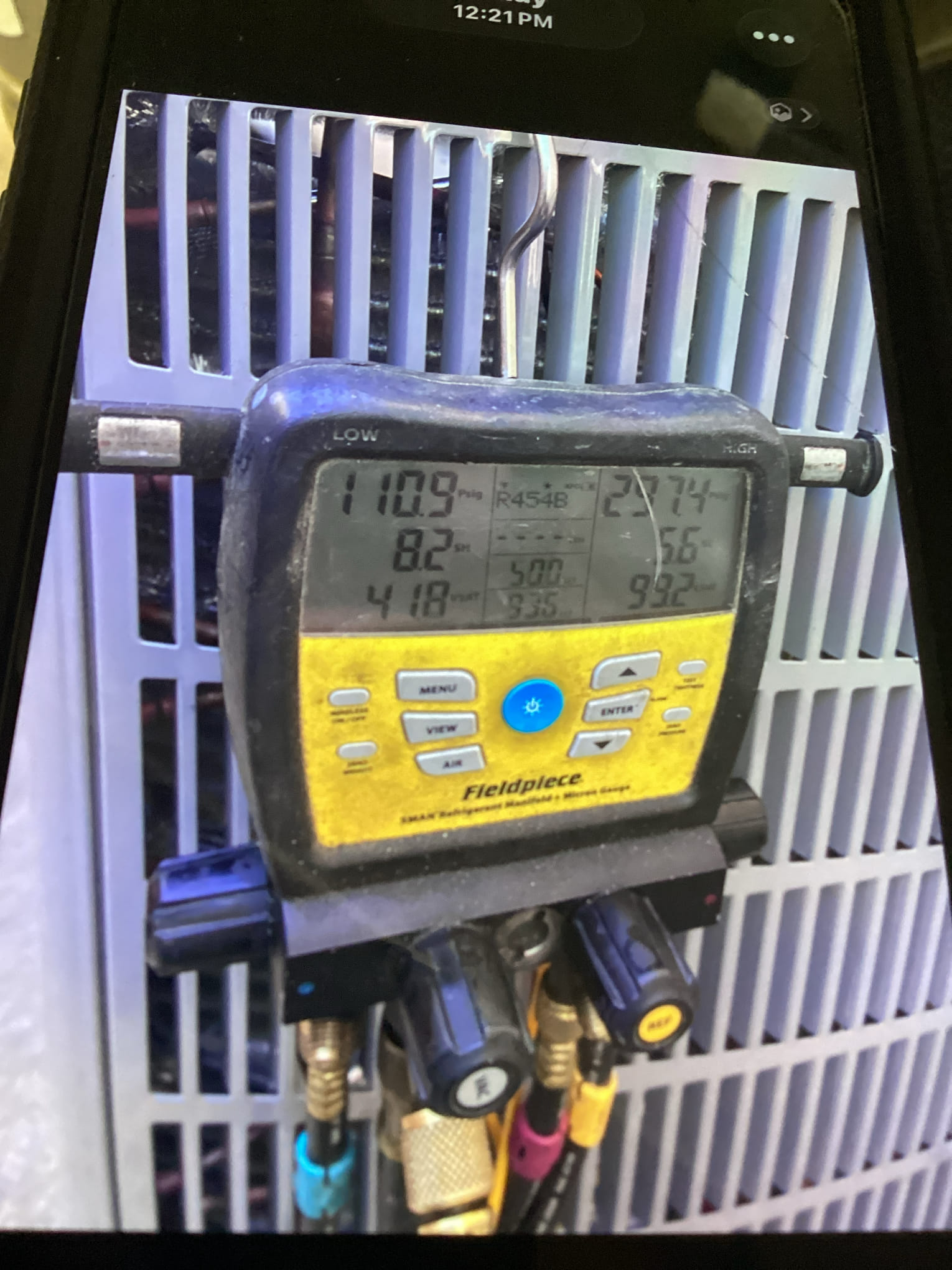 La Quinta, CA - Installing 5 Ton American Standard Platinum 18 POV horizontal Split Heat.